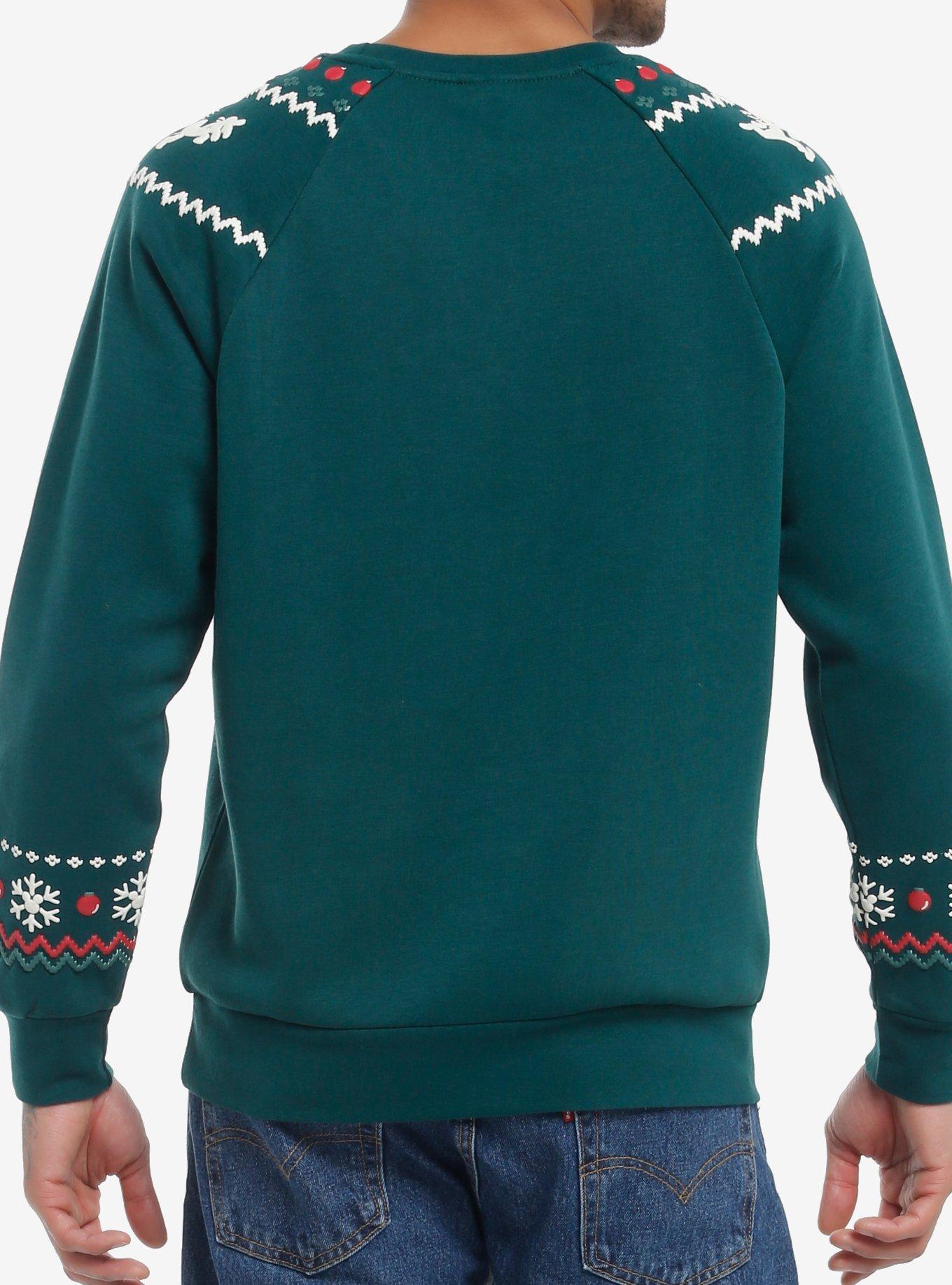 Our Universe Disney Holiday Icon Puff Print Sweatshirt, MULTI, alternate