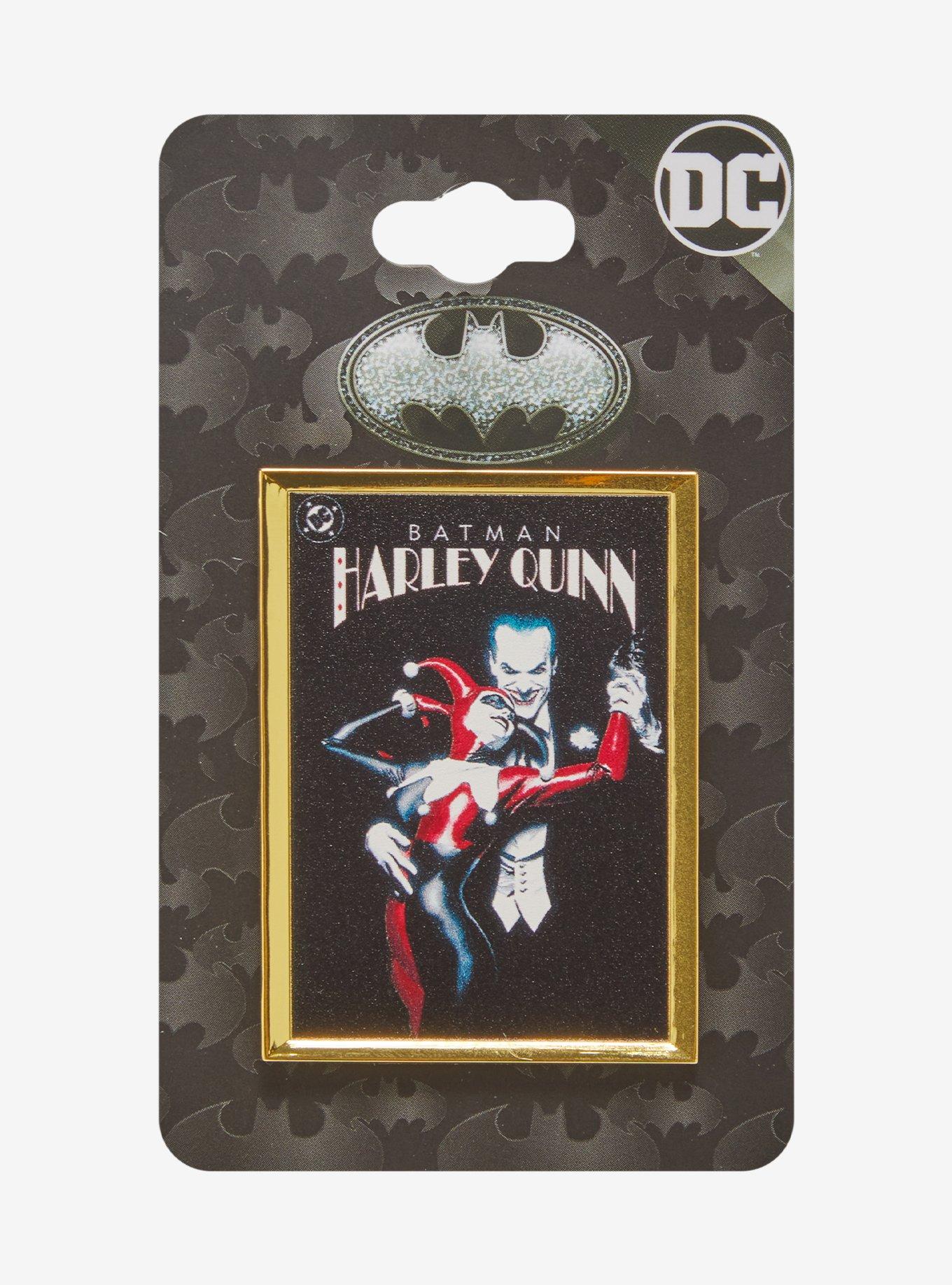 DC Comics Batman The Joker & Harley Quinn Poster Enamel Pin — BoxLunch Exclusive, , hi-res