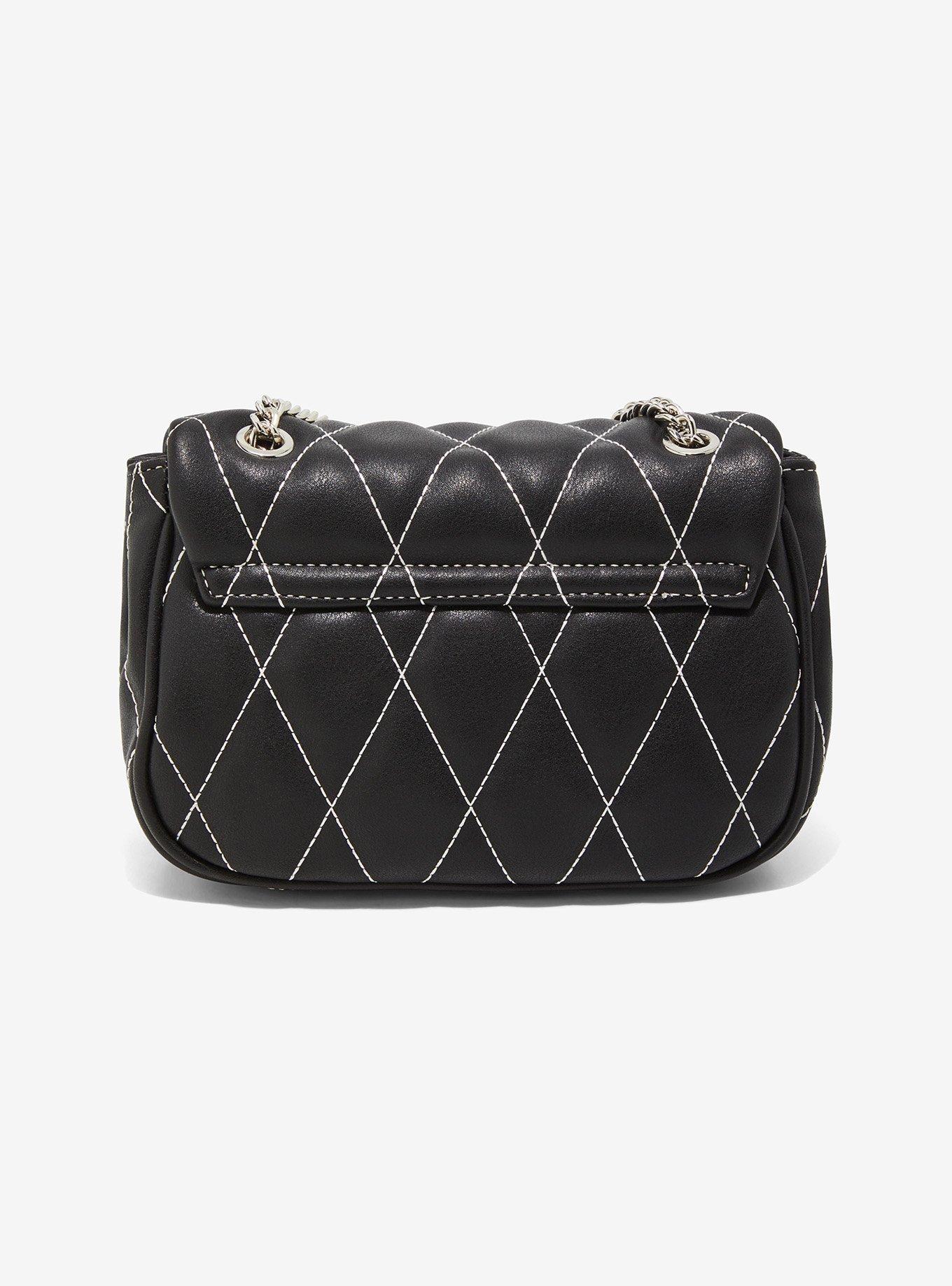 DC Comics Batman Harley Quinn Quilted Crossbody Bag &mdash; BoxLunch Exclusive, , alternate