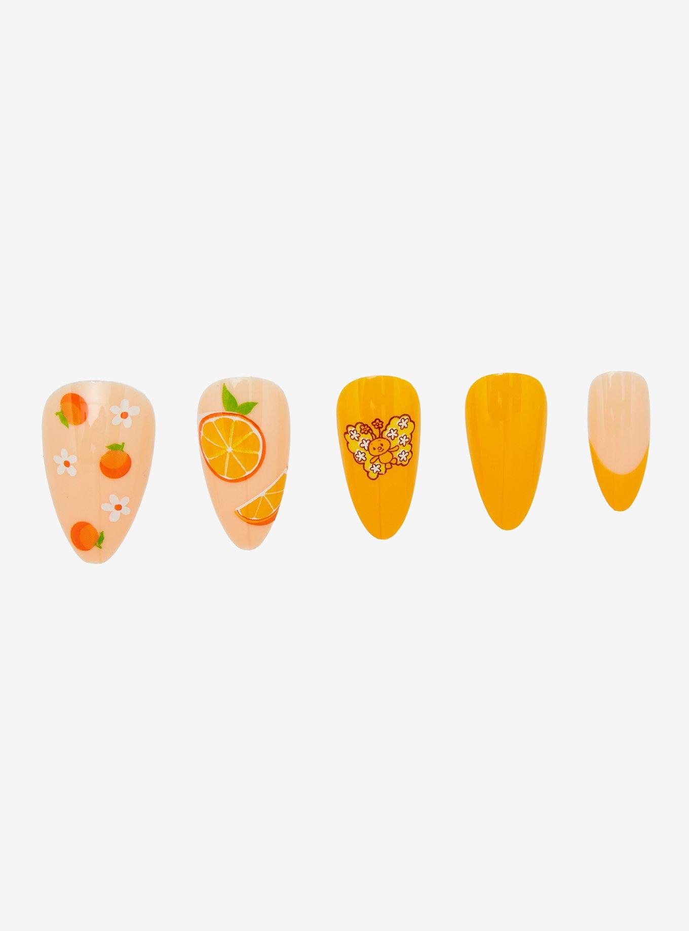 Strawberry Shortcake Orange Blossom Marmalade Press On Nails, , hi-res