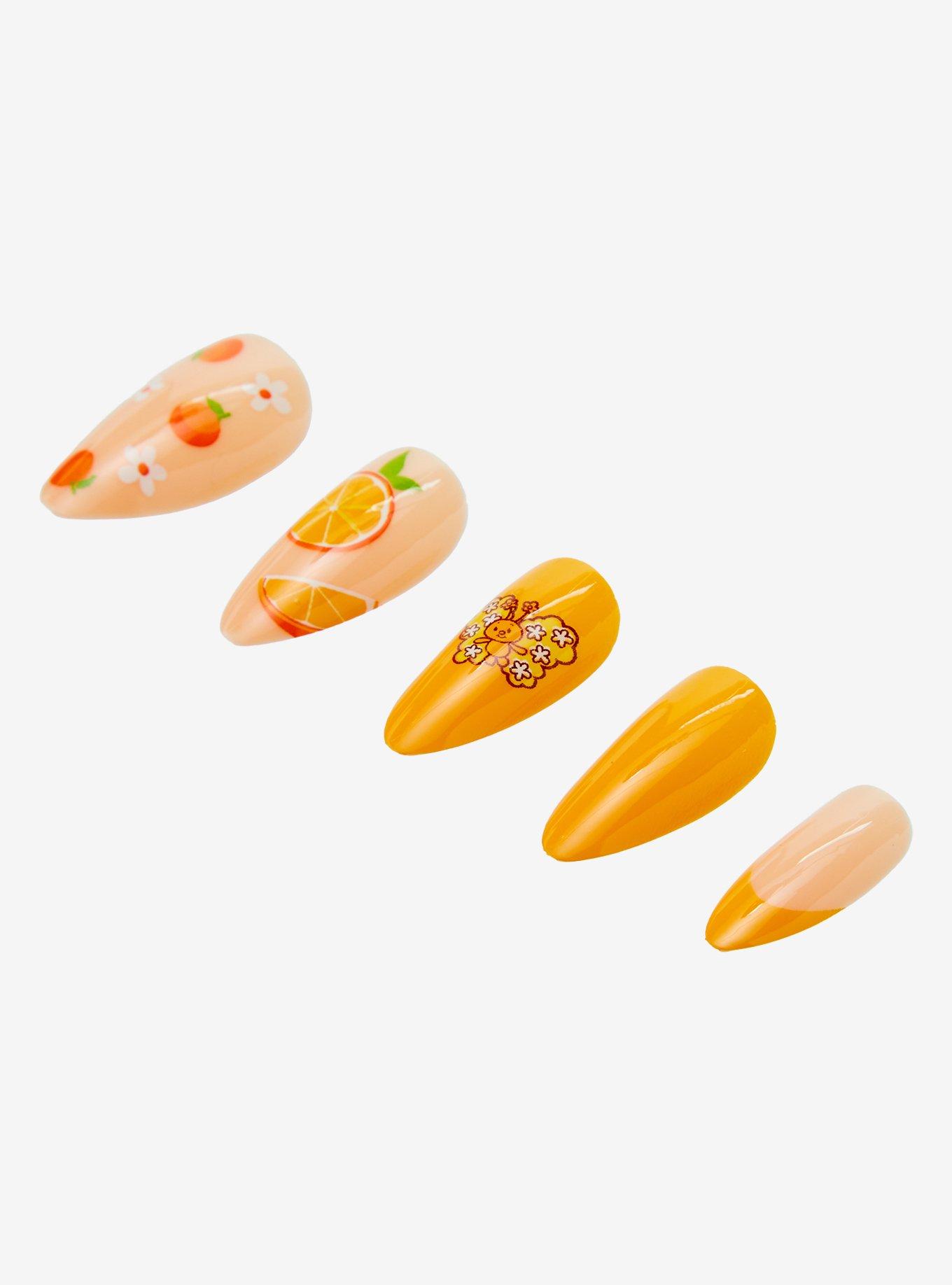 Strawberry Shortcake Orange Blossom Marmalade Press On Nails, , alternate