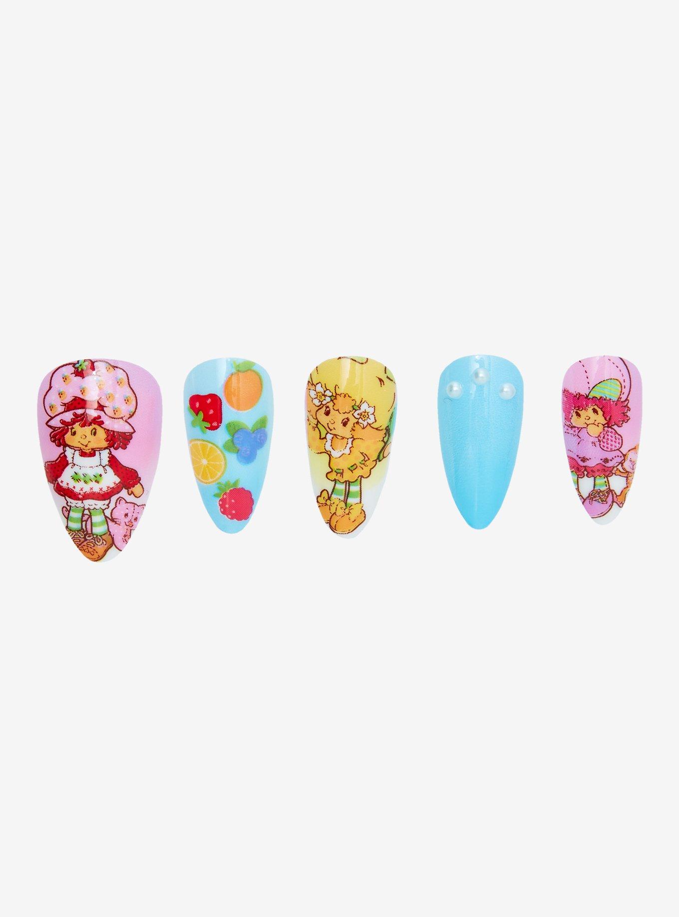 Strawberry Shortcake Rainbow Characters Press On Nails, , alternate