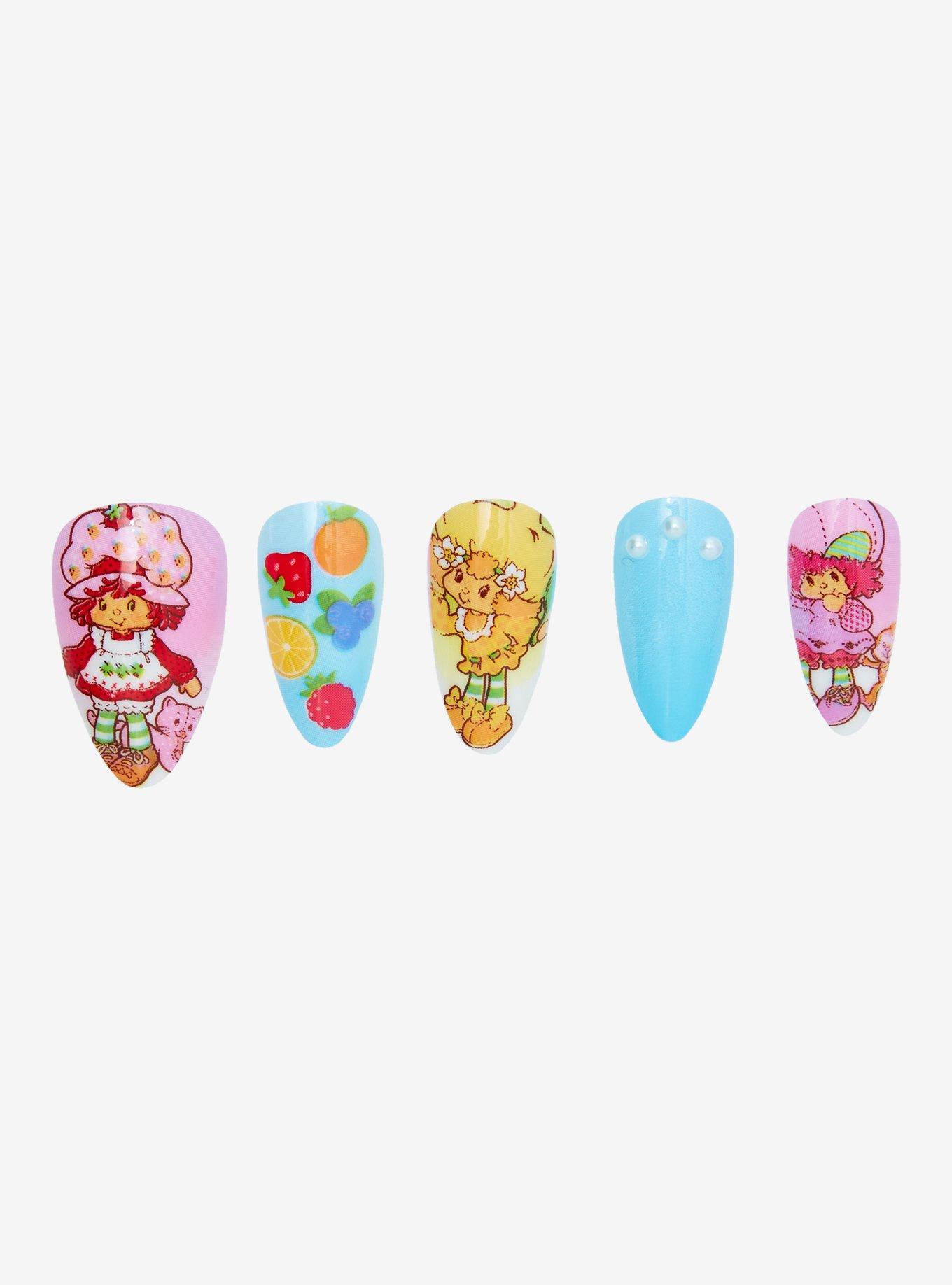 Strawberry Shortcake Rainbow Characters Press On Nails, , hi-res