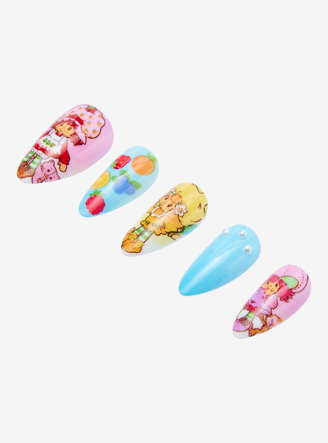 Strawberry Shortcake Rainbow Characters Press On Nails, , alternate