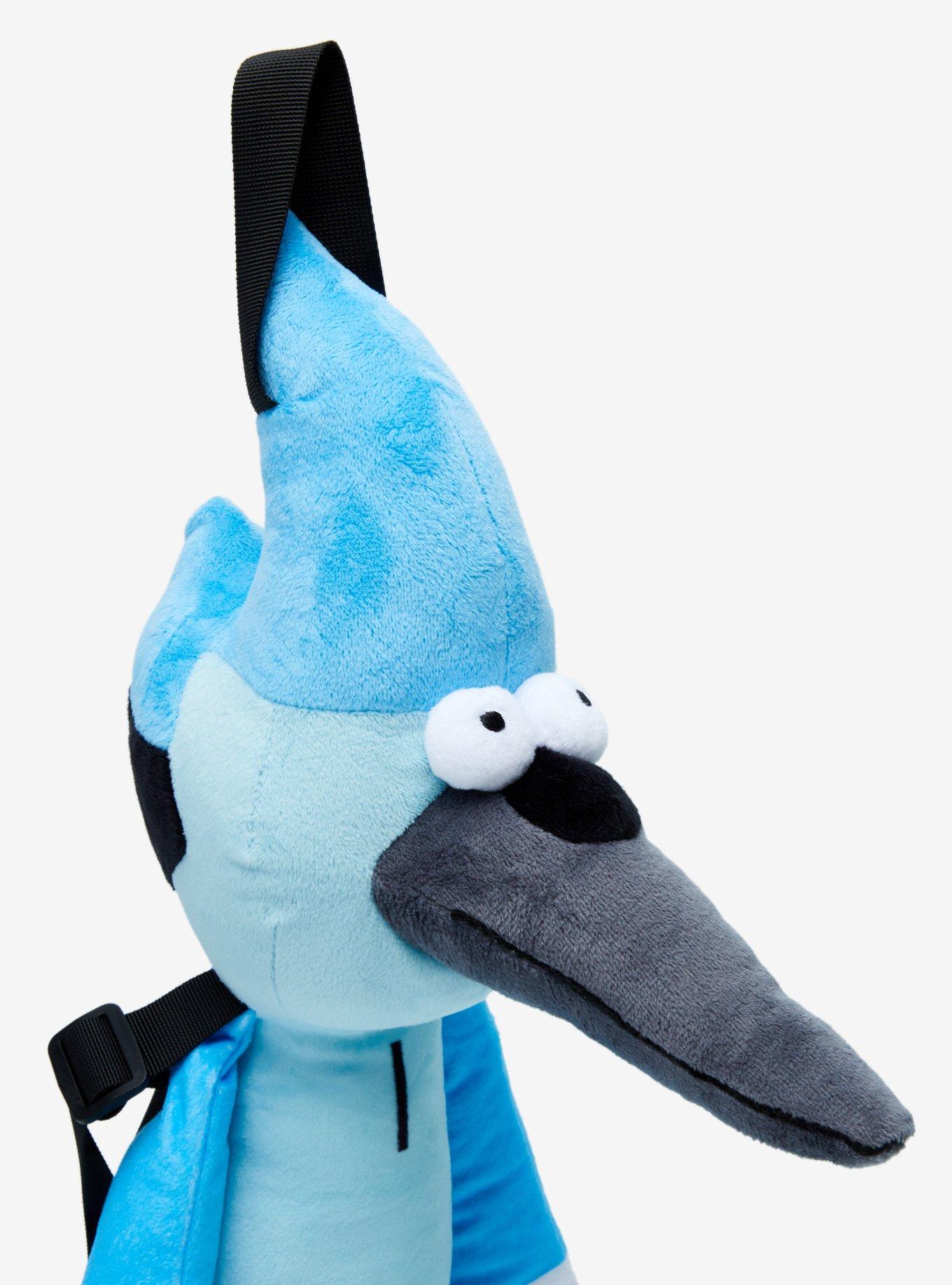 Regular Show Mordecai Plush Backpack, , alternate