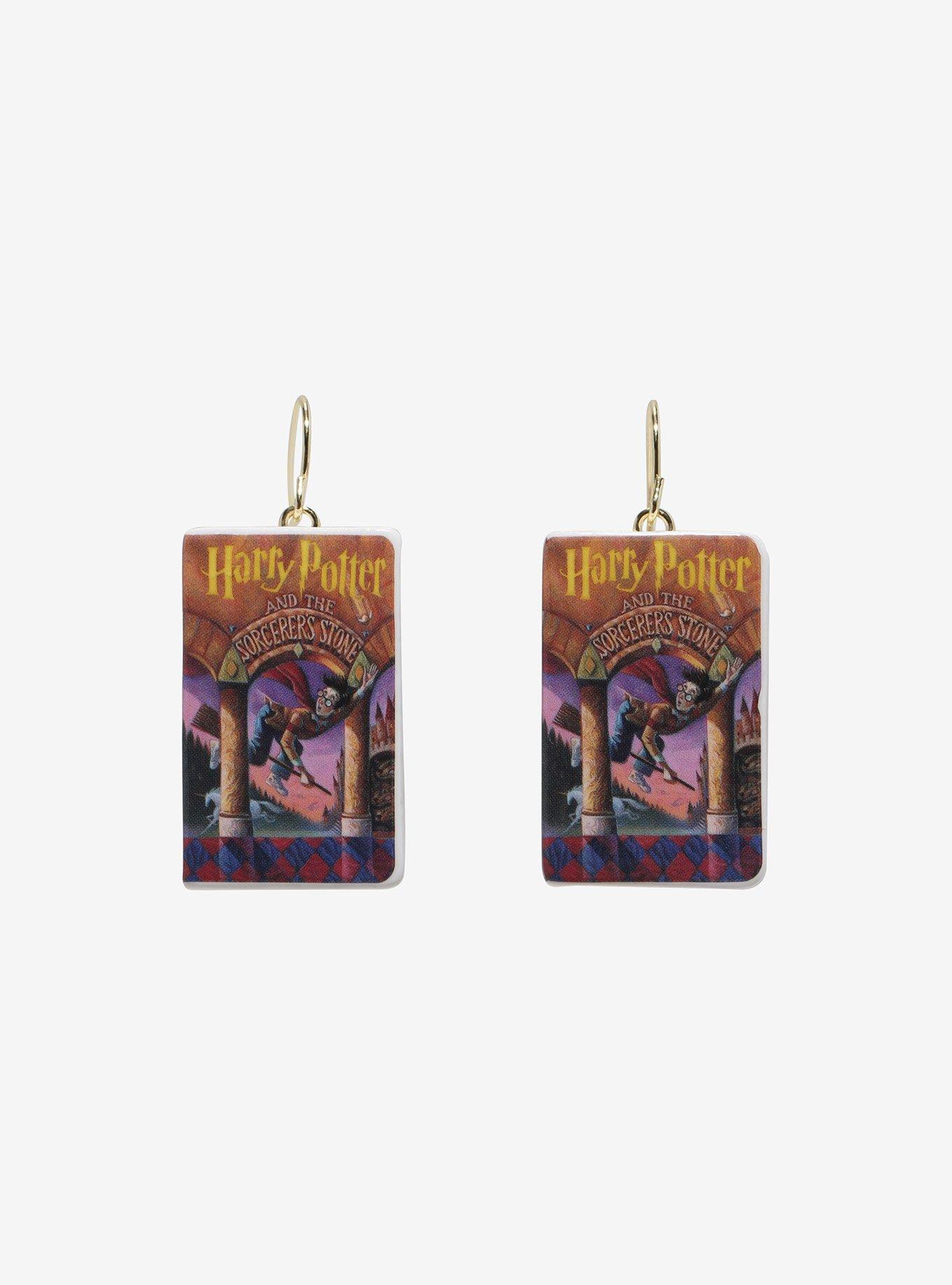 Harry Potter And The Sorcerer's Stone Book Earrings, , hi-res