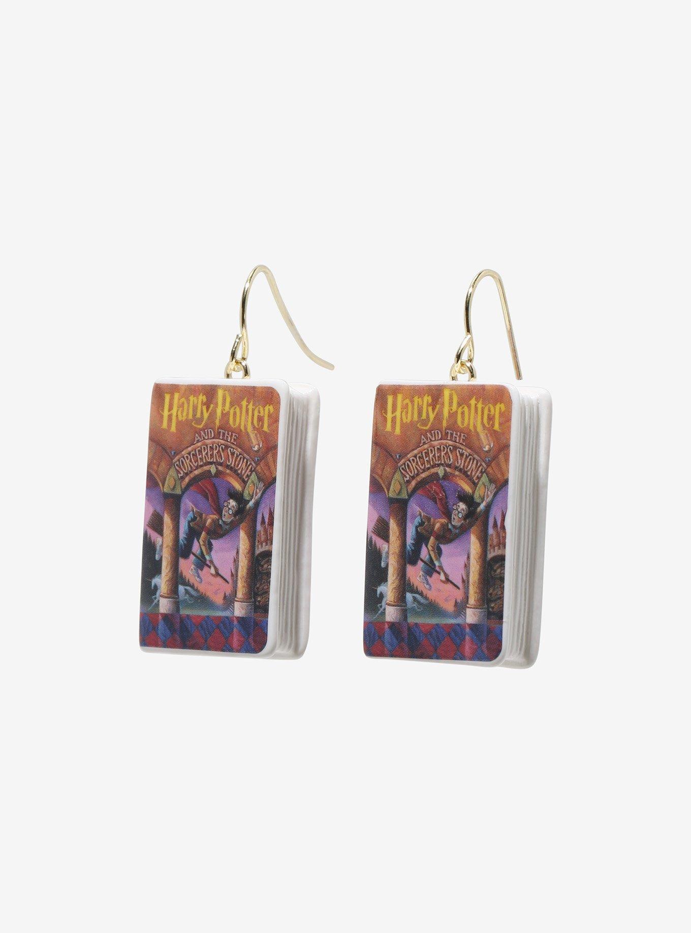 Harry Potter And The Sorcerer's Stone Book Earrings, , alternate