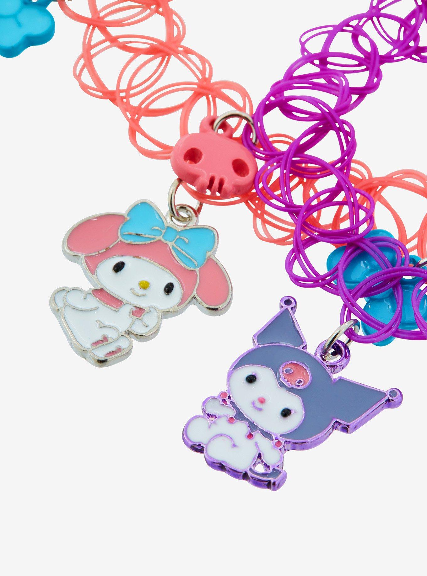 My Melody & Kuromi Tattoo Best Friend Bracelet Set, , alternate