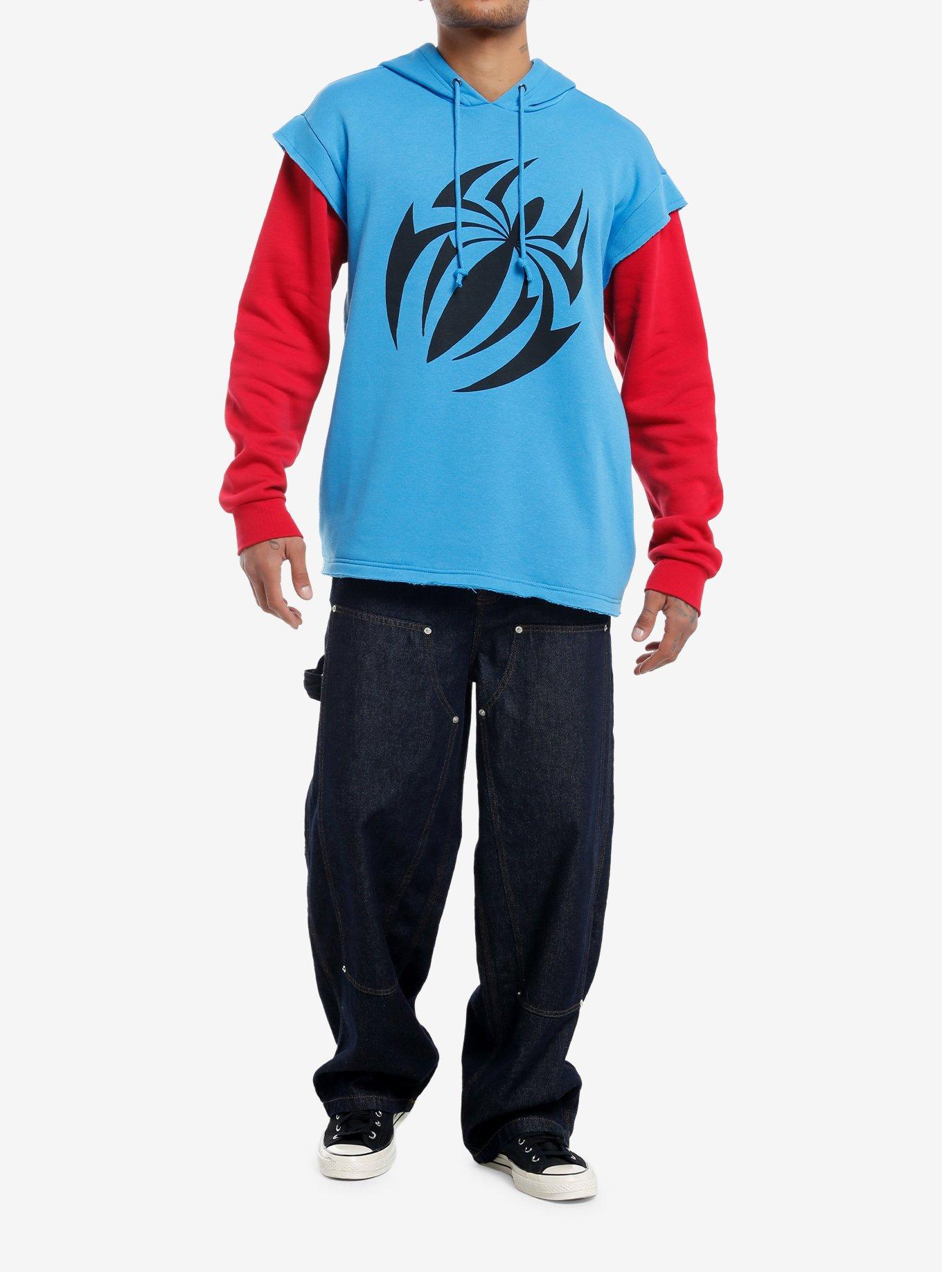 Our Universe Marvel Spider-Man: Across The Spider-Verse Scarlet Spider Twofer Hoodie, MULTI, alternate