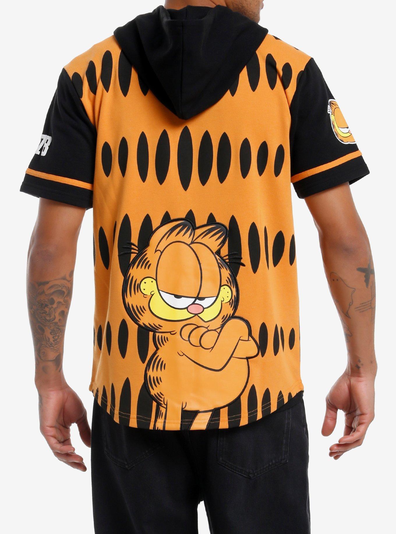 Garfield Hooded Baseball Jersey, , hi-res
