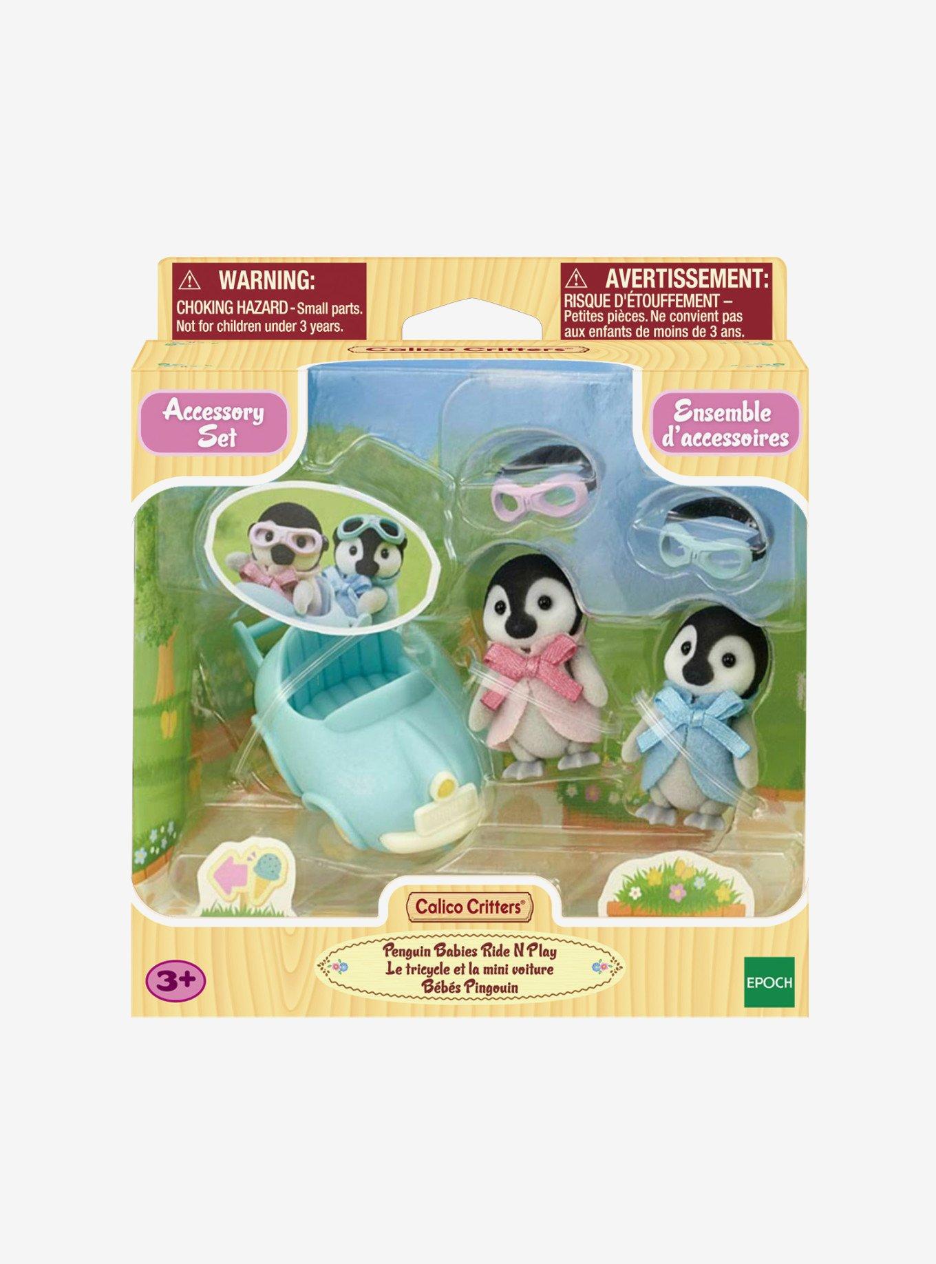 Calico Critters Penguin Babies Rude N Play Accessory Set, , hi-res