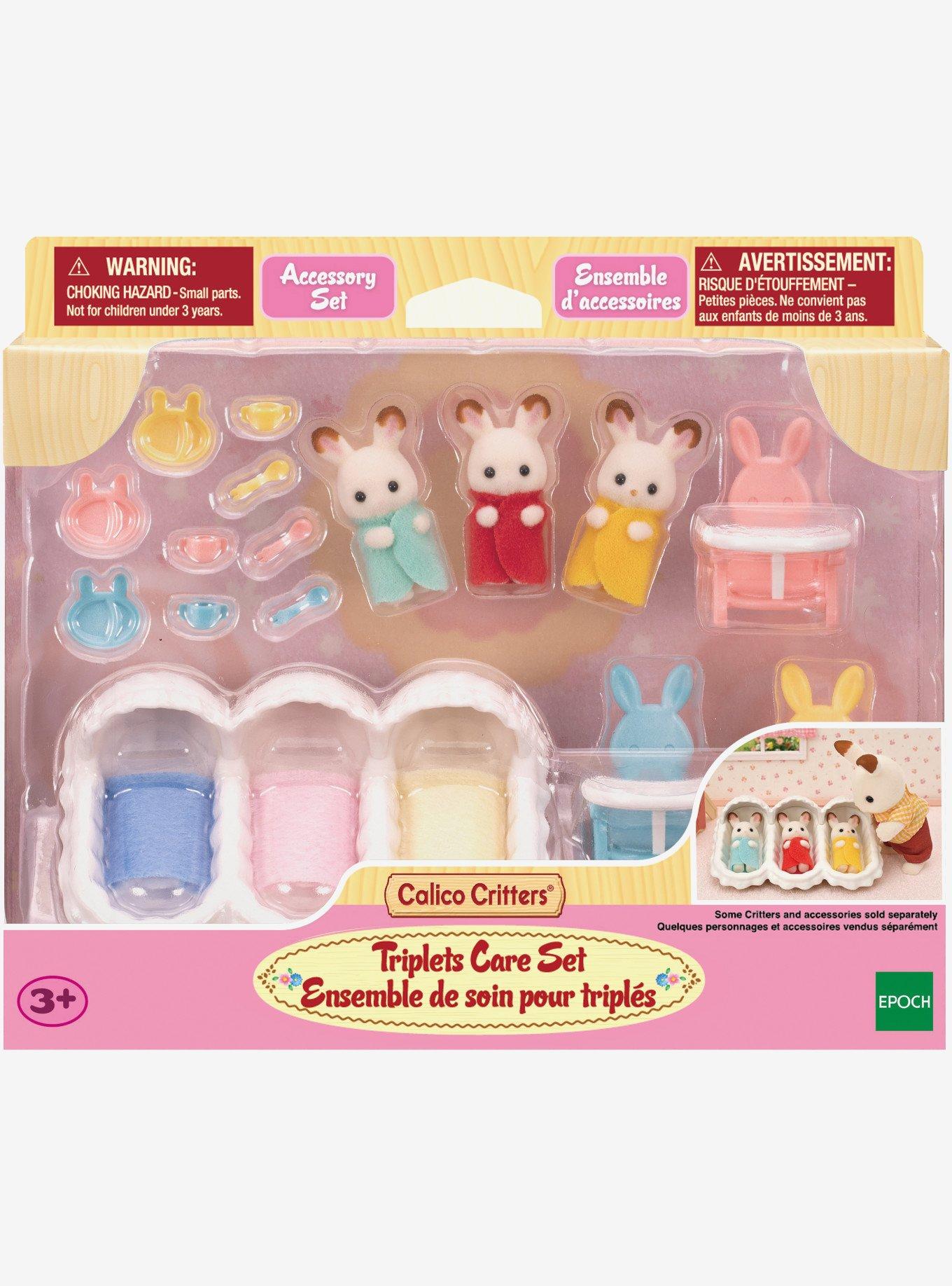 Calico Critters Triplets Care Set, , hi-res