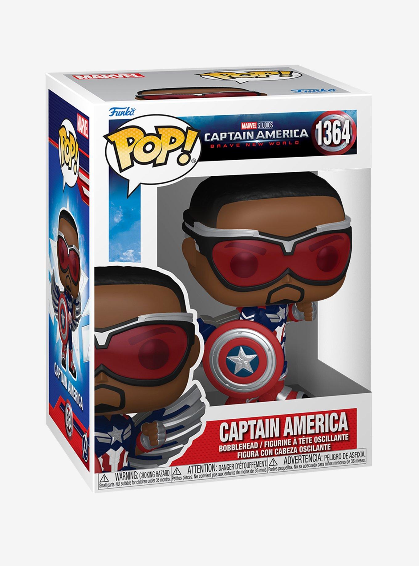 Funko Marvel Captain America: Brave New World Pop! Captain America Vinyl Bobble-Head, , hi-res