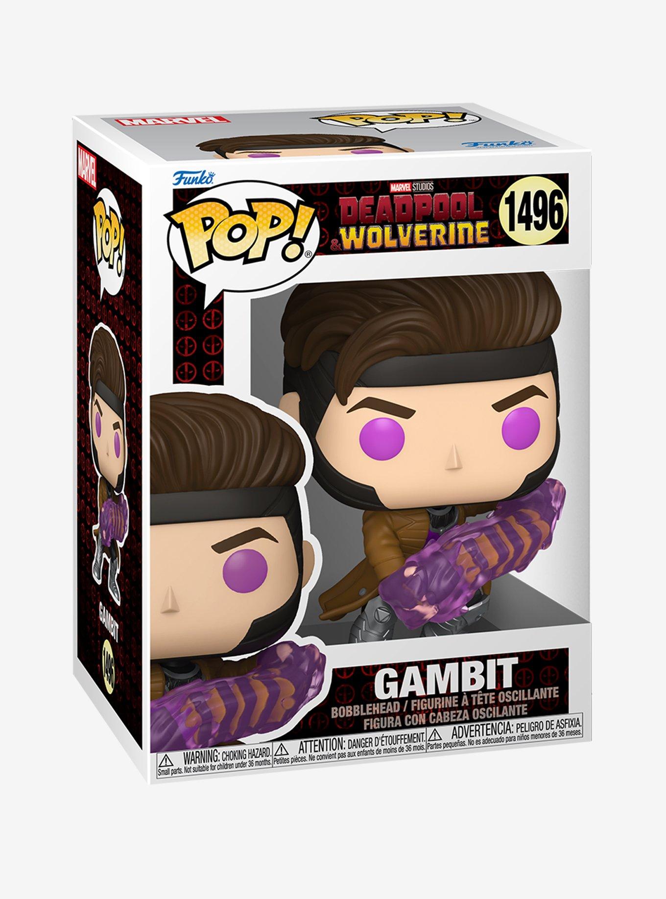 Funko Marvel Deadpool & Wolverine Pop! Gambit Vinyl Bobble-Head Figure, , hi-res