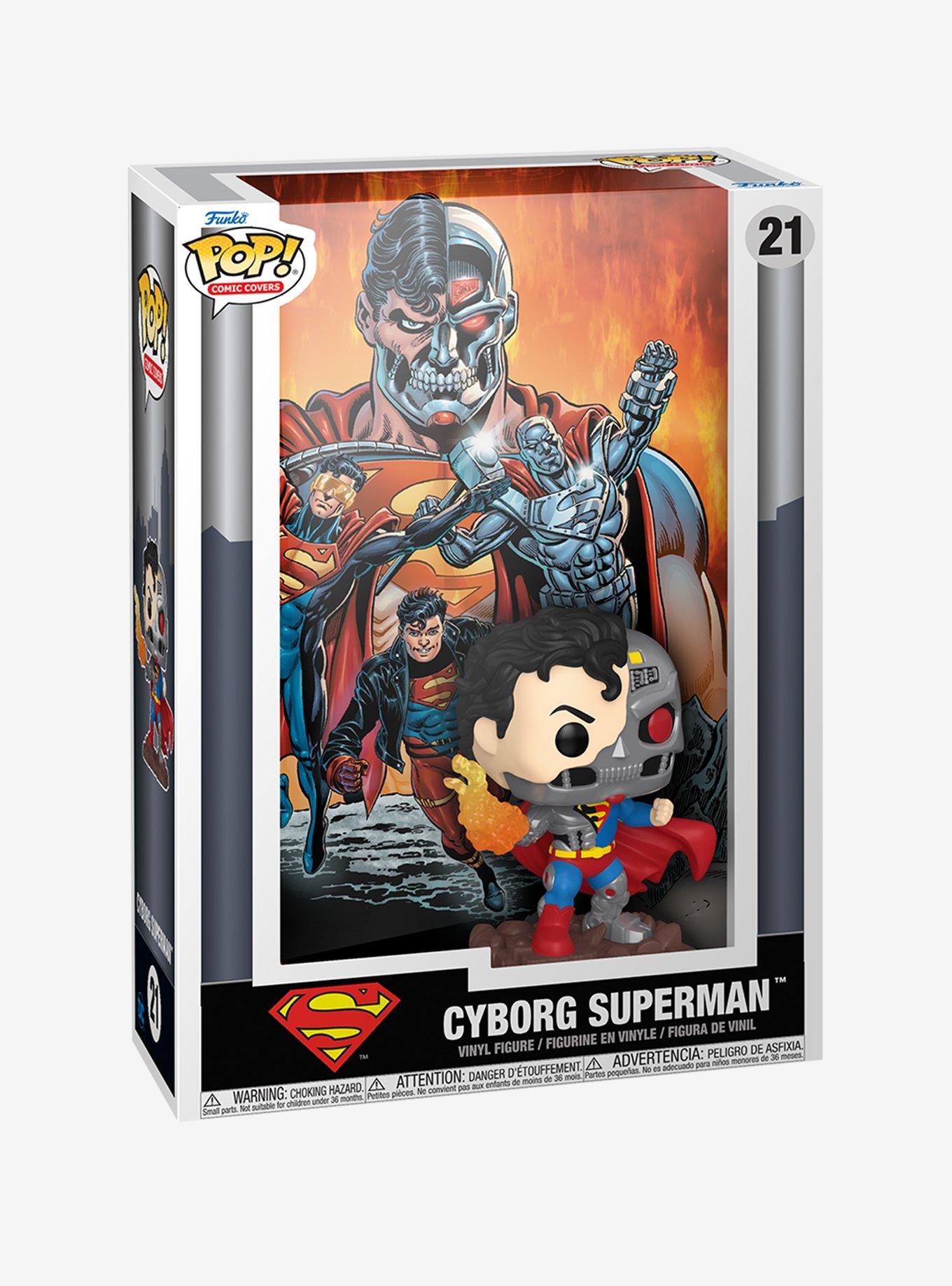 Funko DC Comics Pop! Comic Covers Cyborg Superman Vinyl Collectible, , hi-res