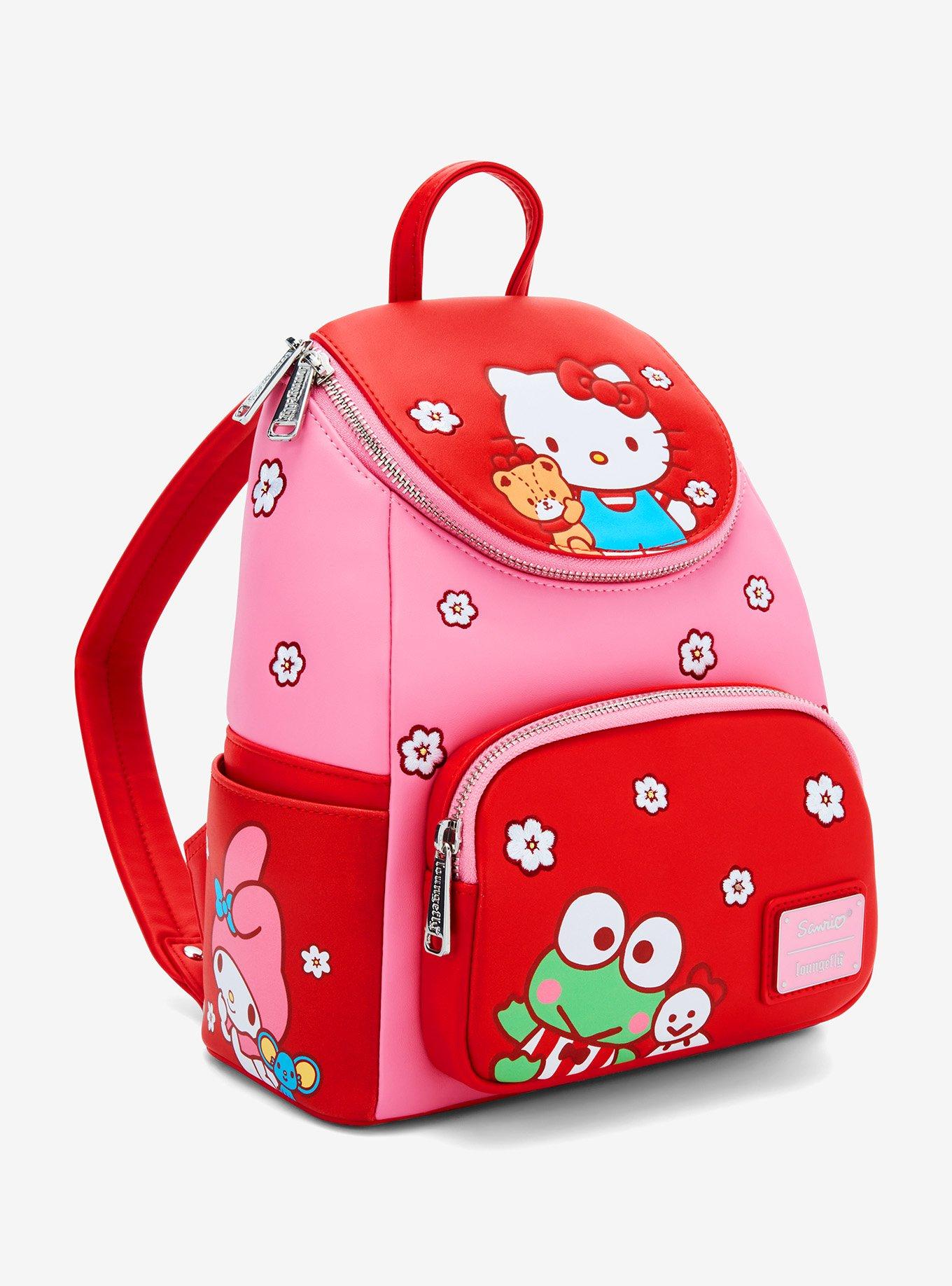 Loungefly Sanrio Hello Kitty and Friends Floral Color Block Mini Backpack, , alternate