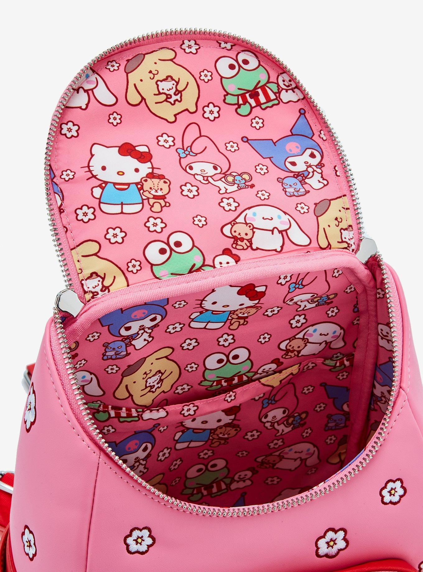 Loungefly Sanrio Hello Kitty and Friends Floral Color Block Mini Backpack, , alternate