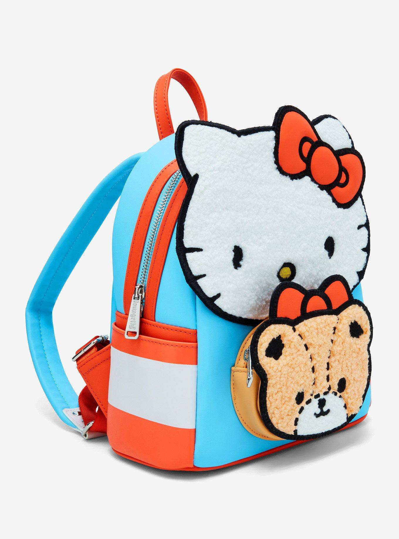 Loungefly Sanrio Hello Kitty & Teddy Bear Figural Mini Backpack, , hi-res