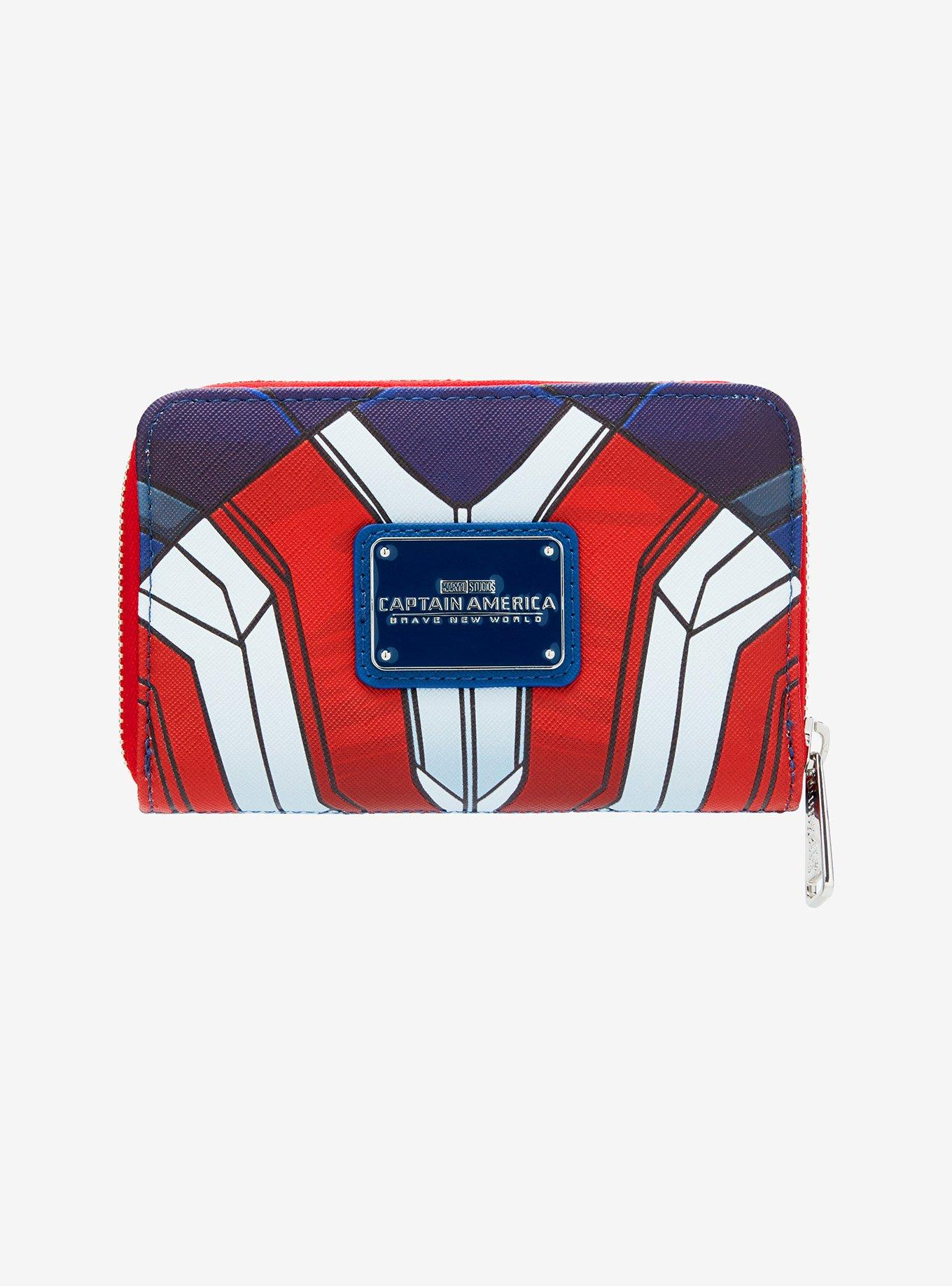 Loungefly Marvel Captain America: Brave New World Costume Mini Zipper Wallet, , alternate