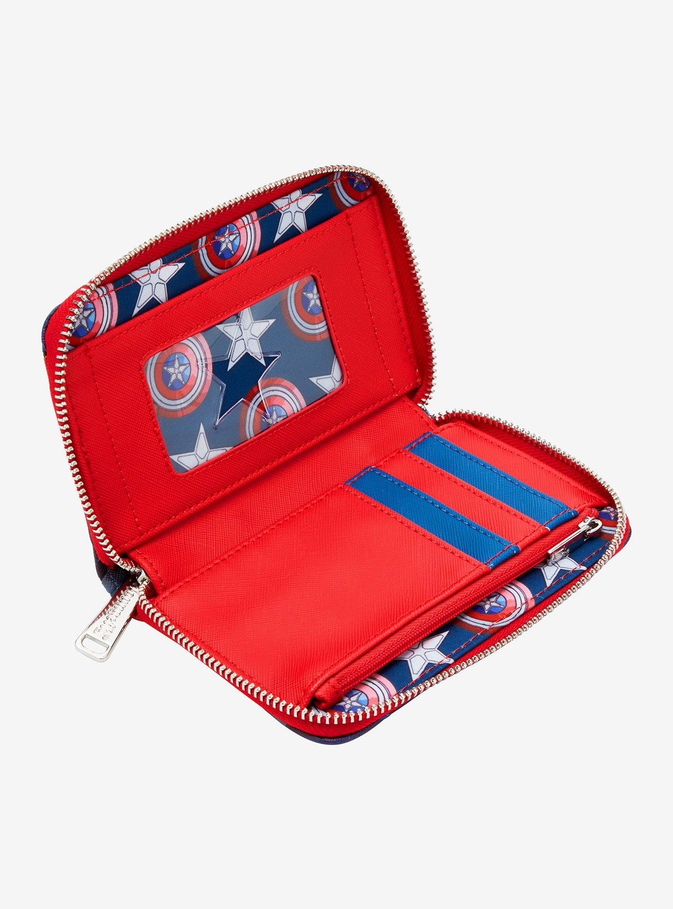 Loungefly Marvel Captain America: Brave New World Costume Mini Zipper Wallet, , alternate