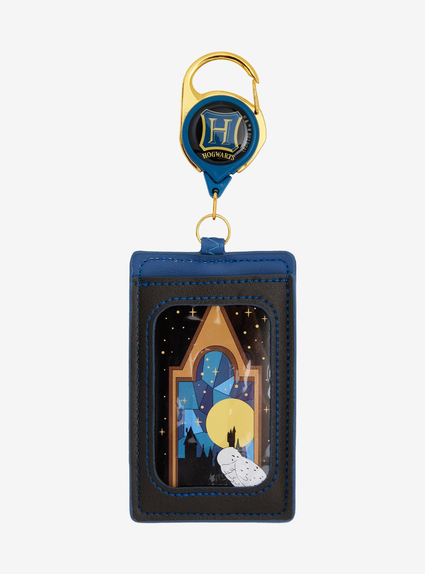 Loungefly Harry Potter Hedwig Stained Glass Retractable Lanyard — BoxLunch Exclusive, , hi-res