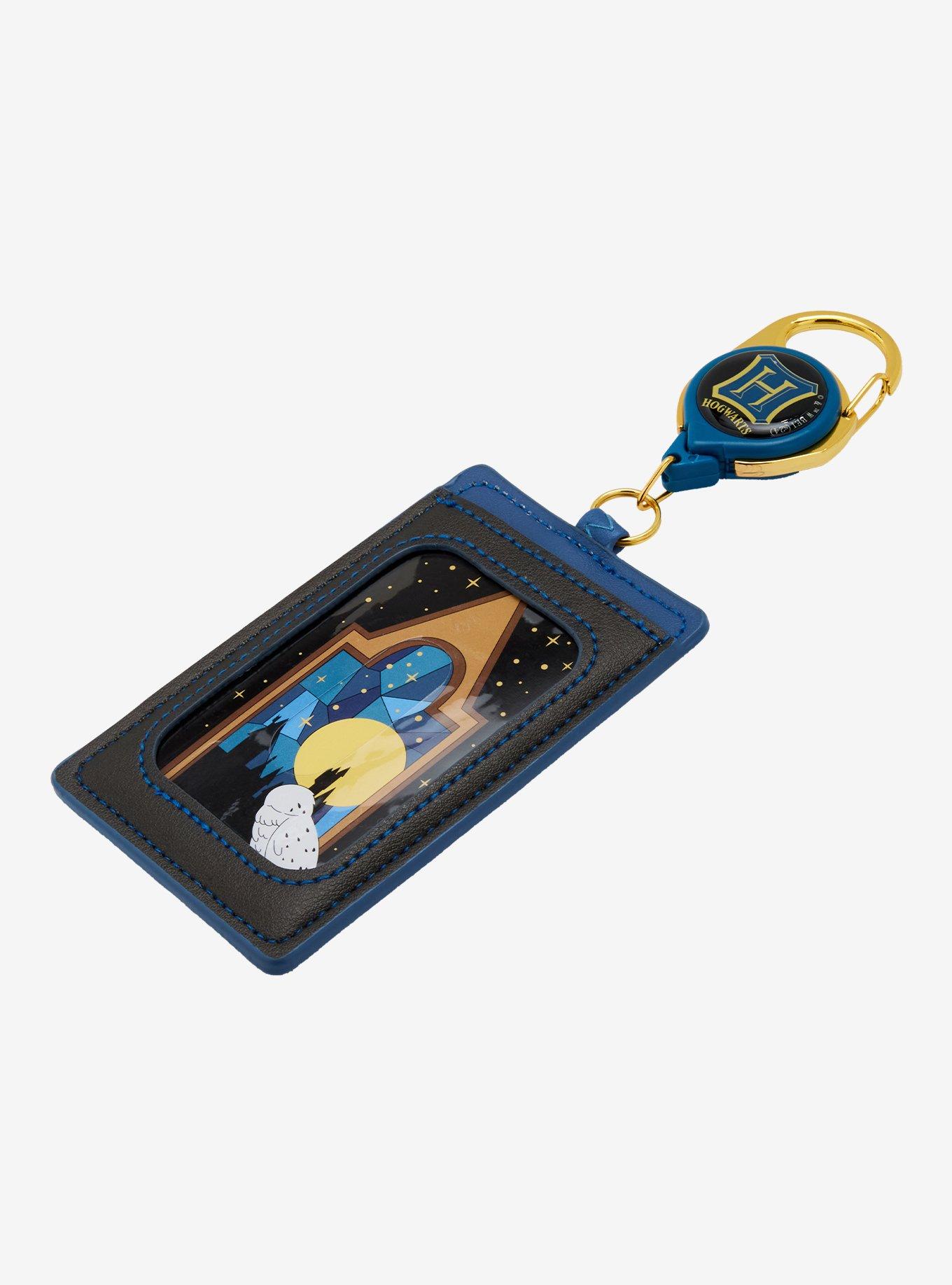 Loungefly Harry Potter Hedwig Stained Glass Retractable Lanyard — BoxLunch Exclusive, , alternate