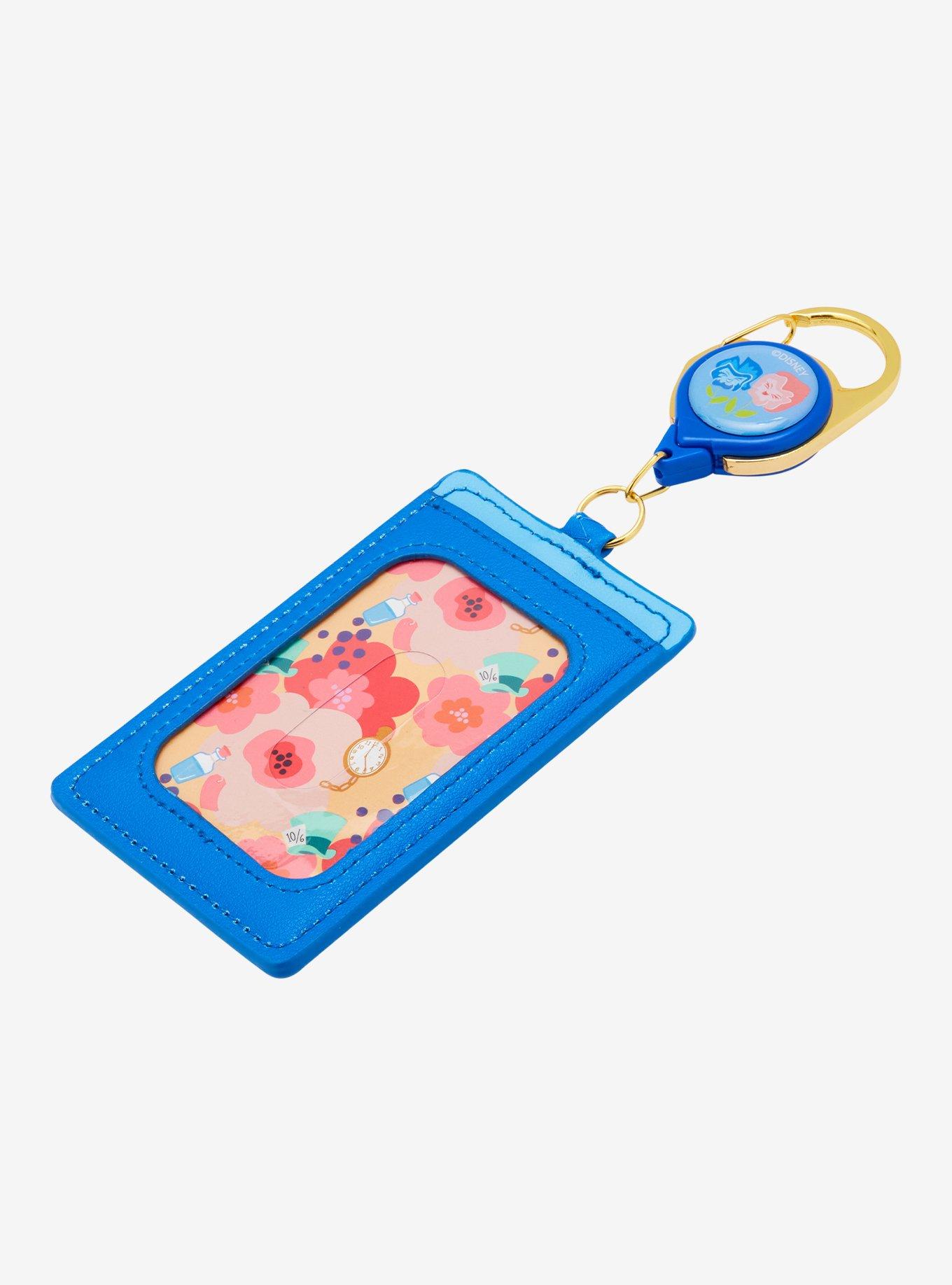 Loungefly Disney Alice in Wonderland Alice Mushrooms & Flowers Retractable Lanyard — BoxLunch Exclusive, , alternate