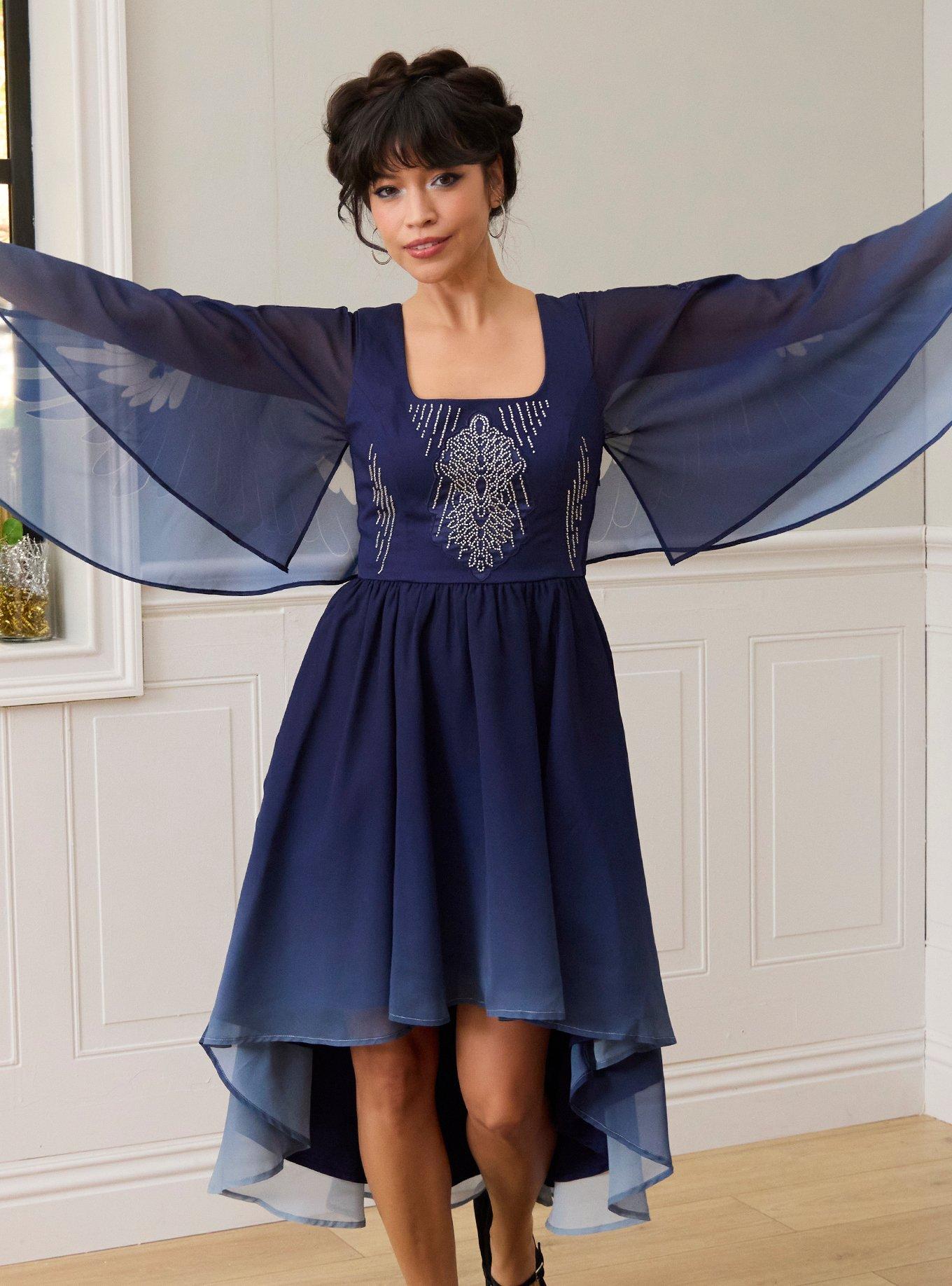Her Universe The Hunger Games Katniss Mockingjay Dress Her Universe Exclusive, BLUE  NAVY, alternate