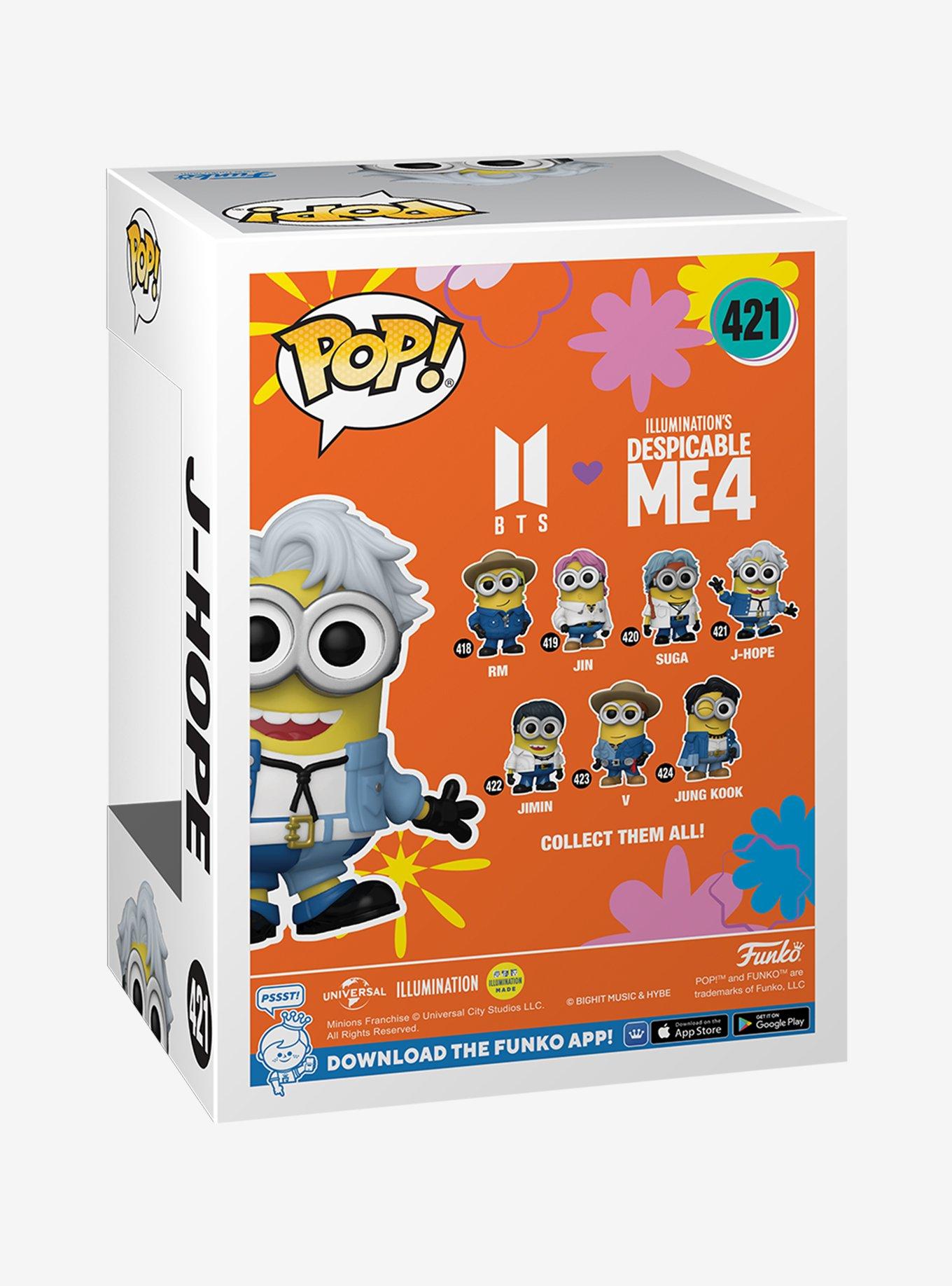 Funko Pop! Despicable Me 4 BTS J-Hope Vinyl Figure, , alternate