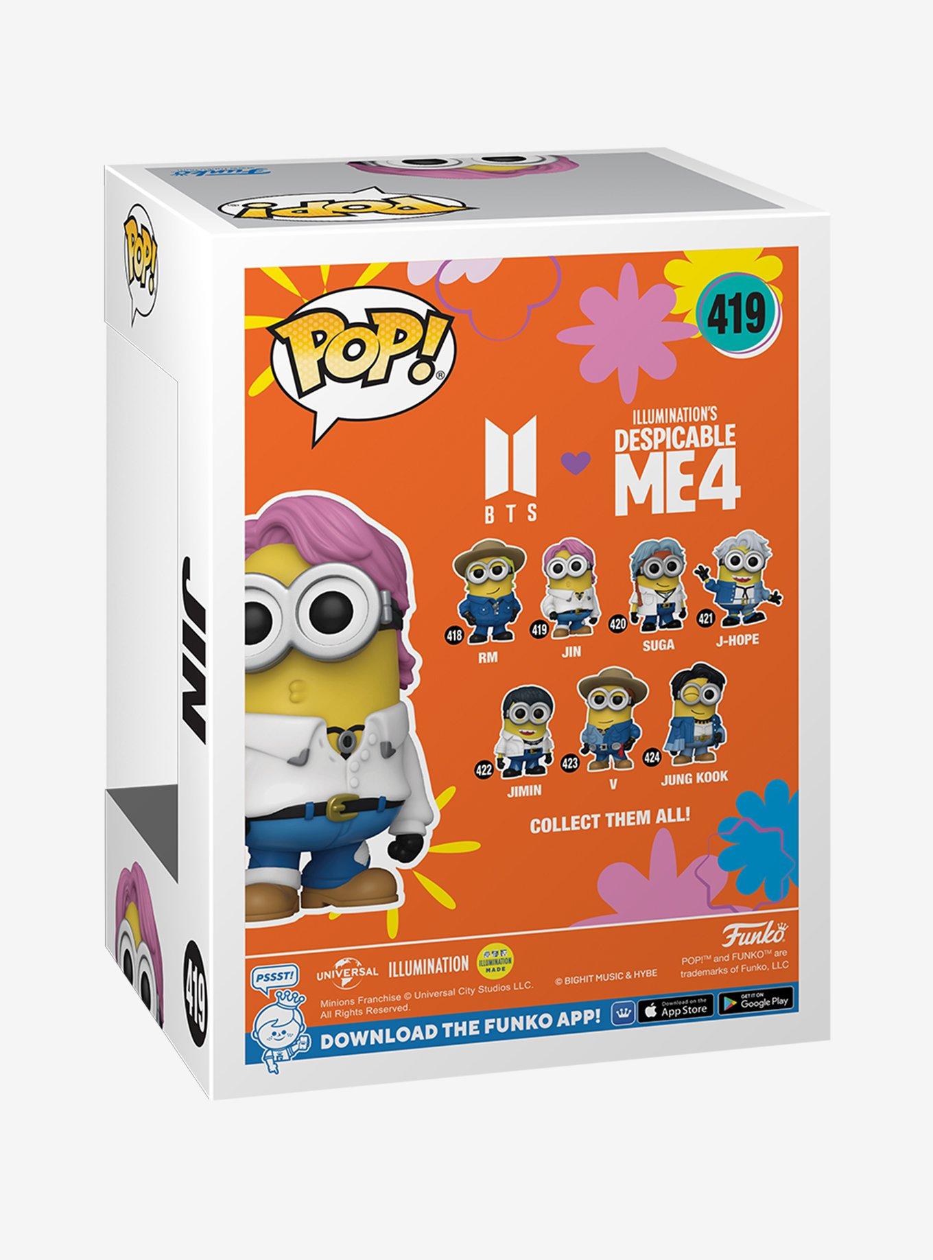 Funko Pop! Despicable Me 4 BTS Jin Vinyl Figure, , alternate