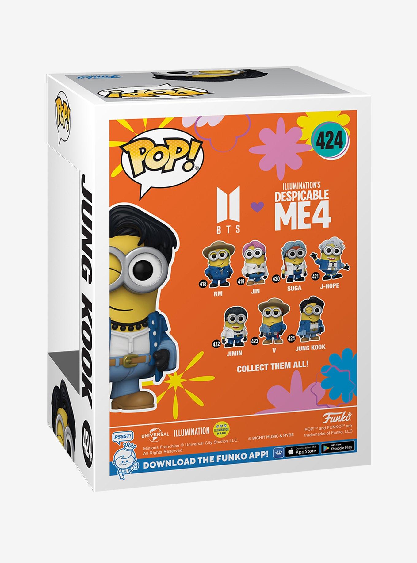 Funko Pop! Despicable Me 4 BTS Jung Kook Vinyl Figure, , alternate