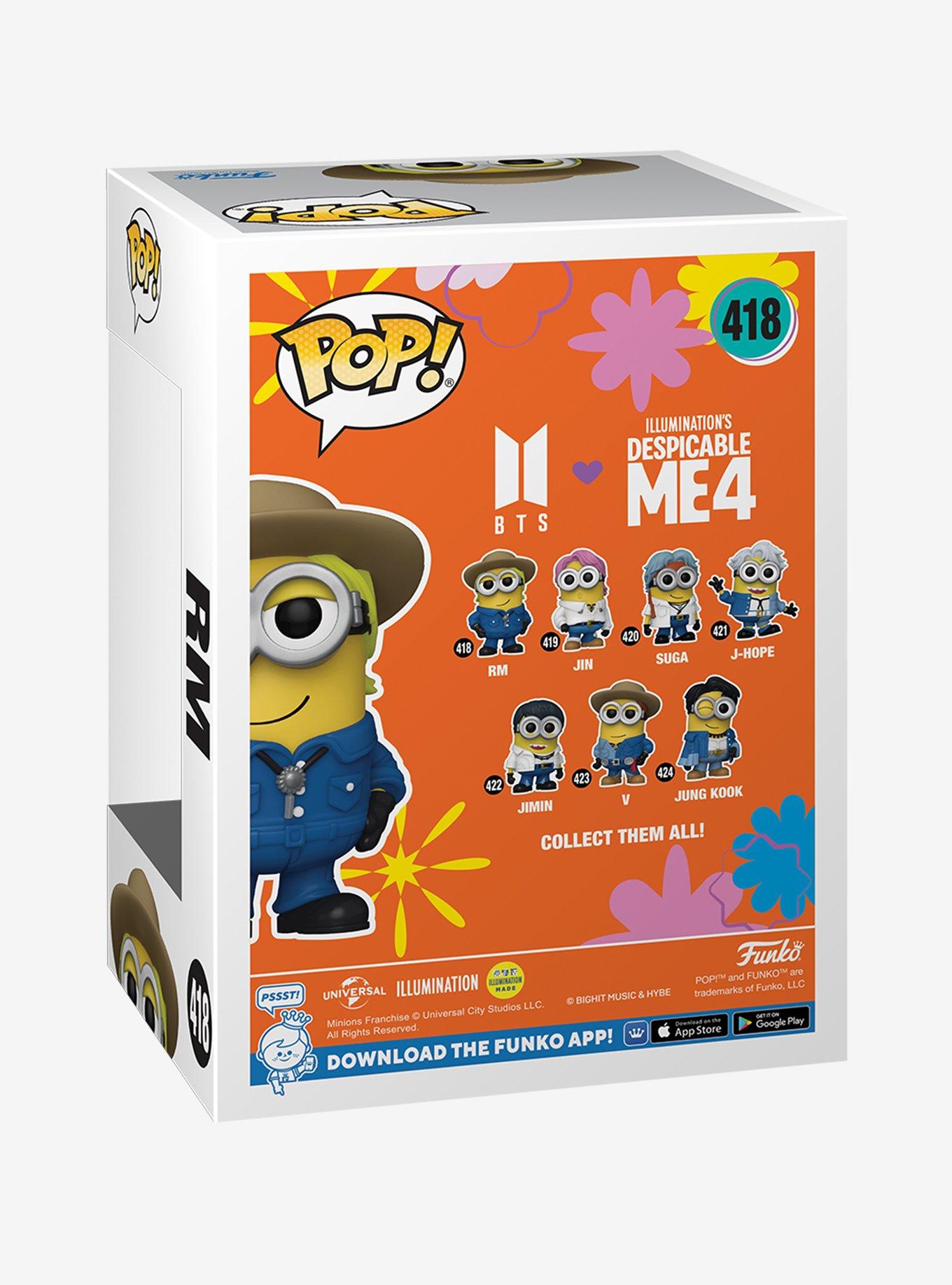 Funko Pop! Despicable Me 4 BTS RM Vinyl Figure, , alternate