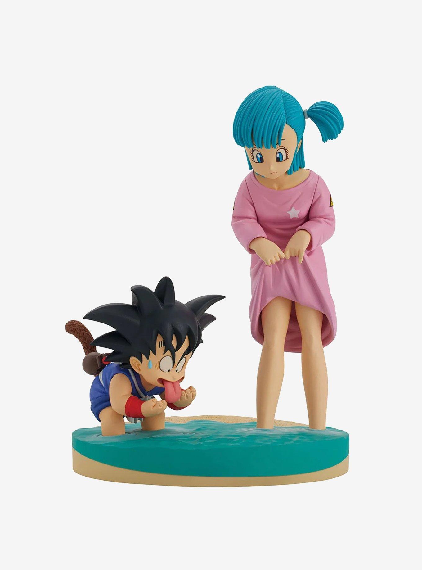 Bandai Spirits Dragon Ball Z Ichibansho Revible Moment Goku & Bulma (Dragon History) Figure, , hi-res