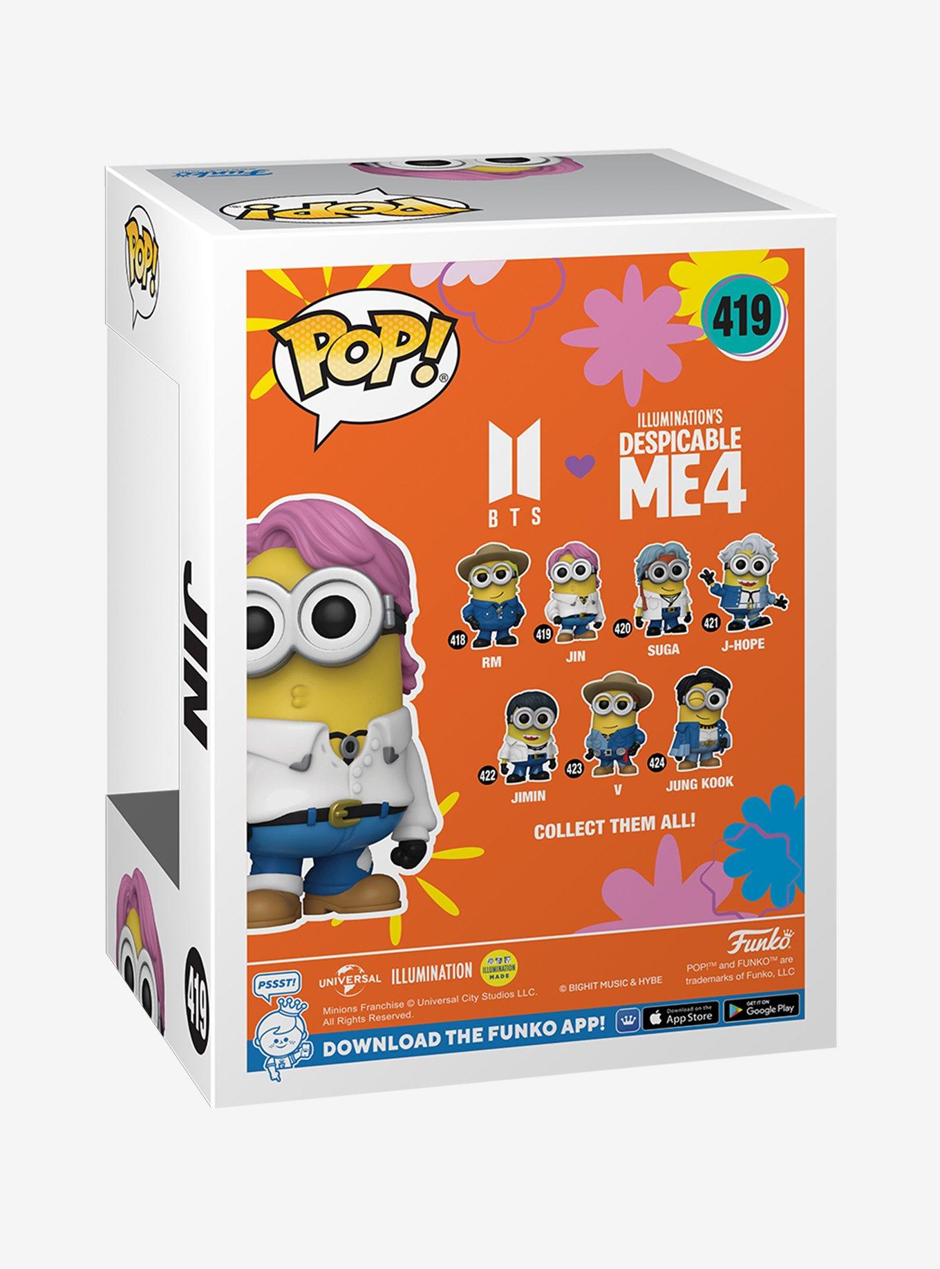 Funko Despicable Me 4 X BTS Pop! Jin Vinyl Figure, , alternate