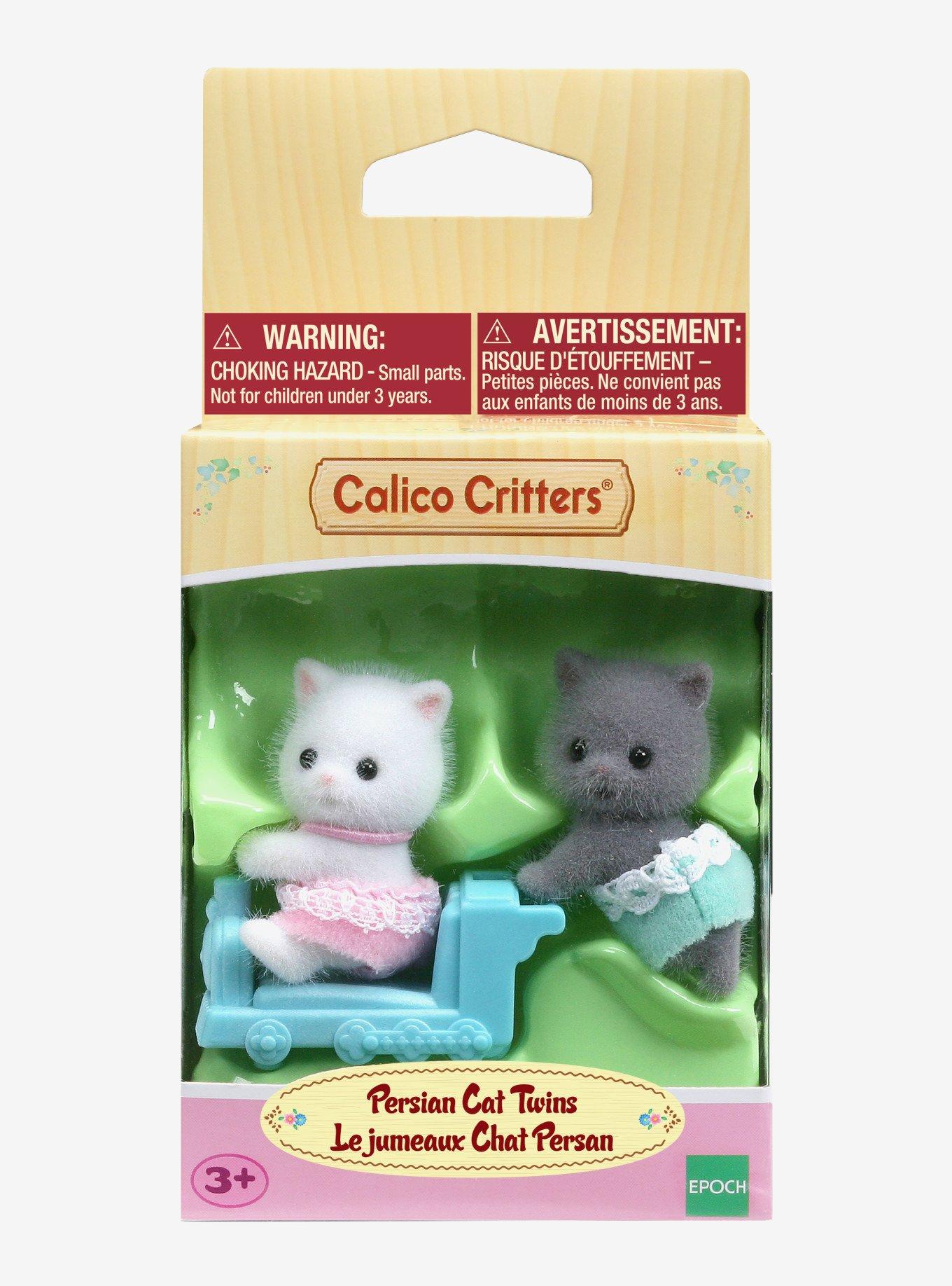 Calico Critters Persian Cat Twins Figure Set