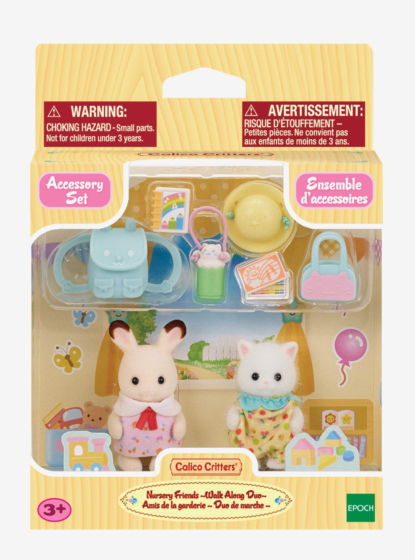 Calico Critters Nursery Fried Walk Along Duo Accessory Set, , hi-res