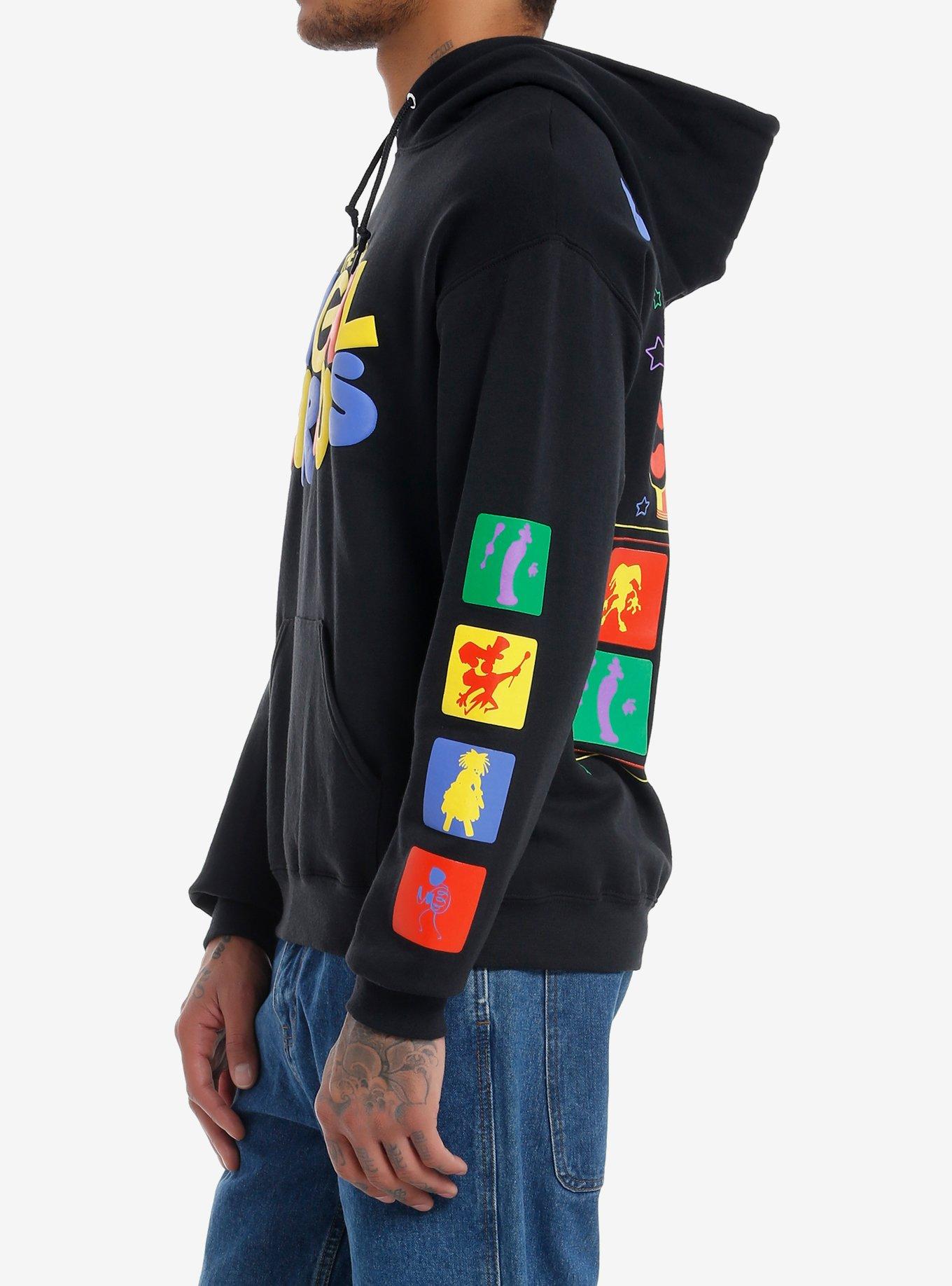 The Amazing Digital Circus Icons Hoodie, BLACK, alternate