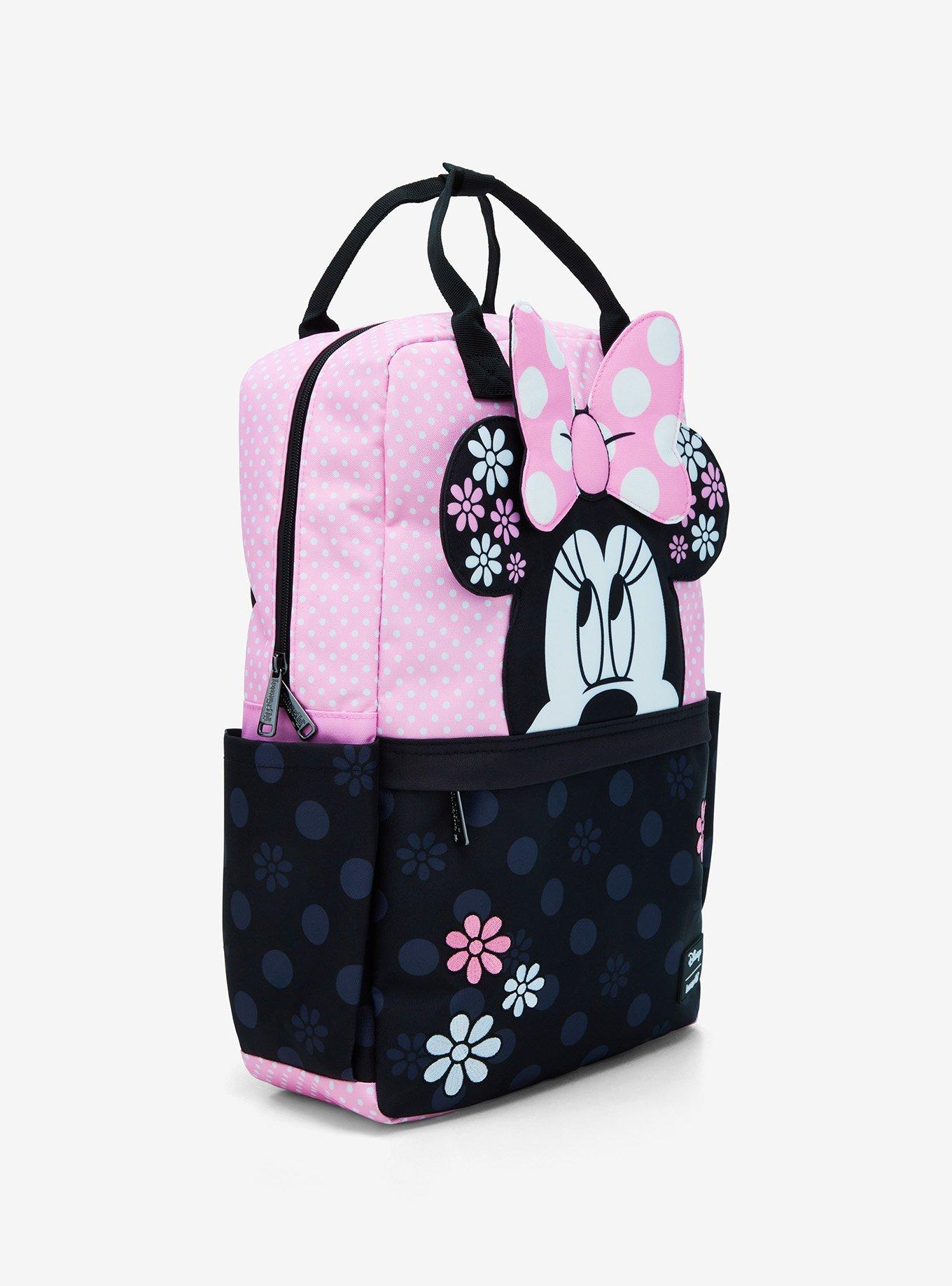 Loungefly Disney Minnie Mouse Floral Polka Dot Backpack, , hi-res