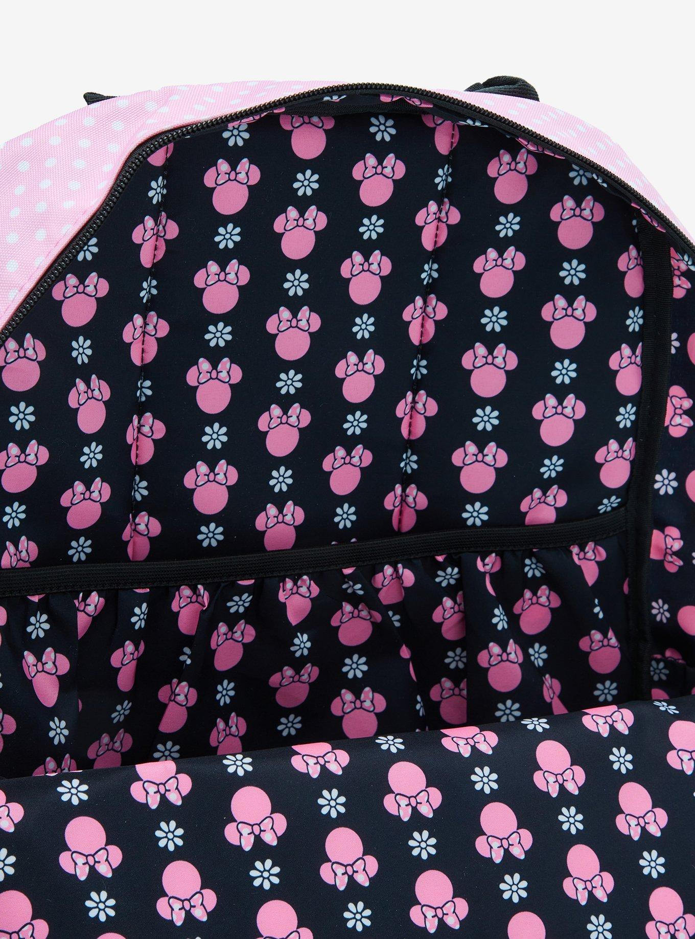 Loungefly Disney Minnie Mouse Floral Polka Dot Backpack, , alternate