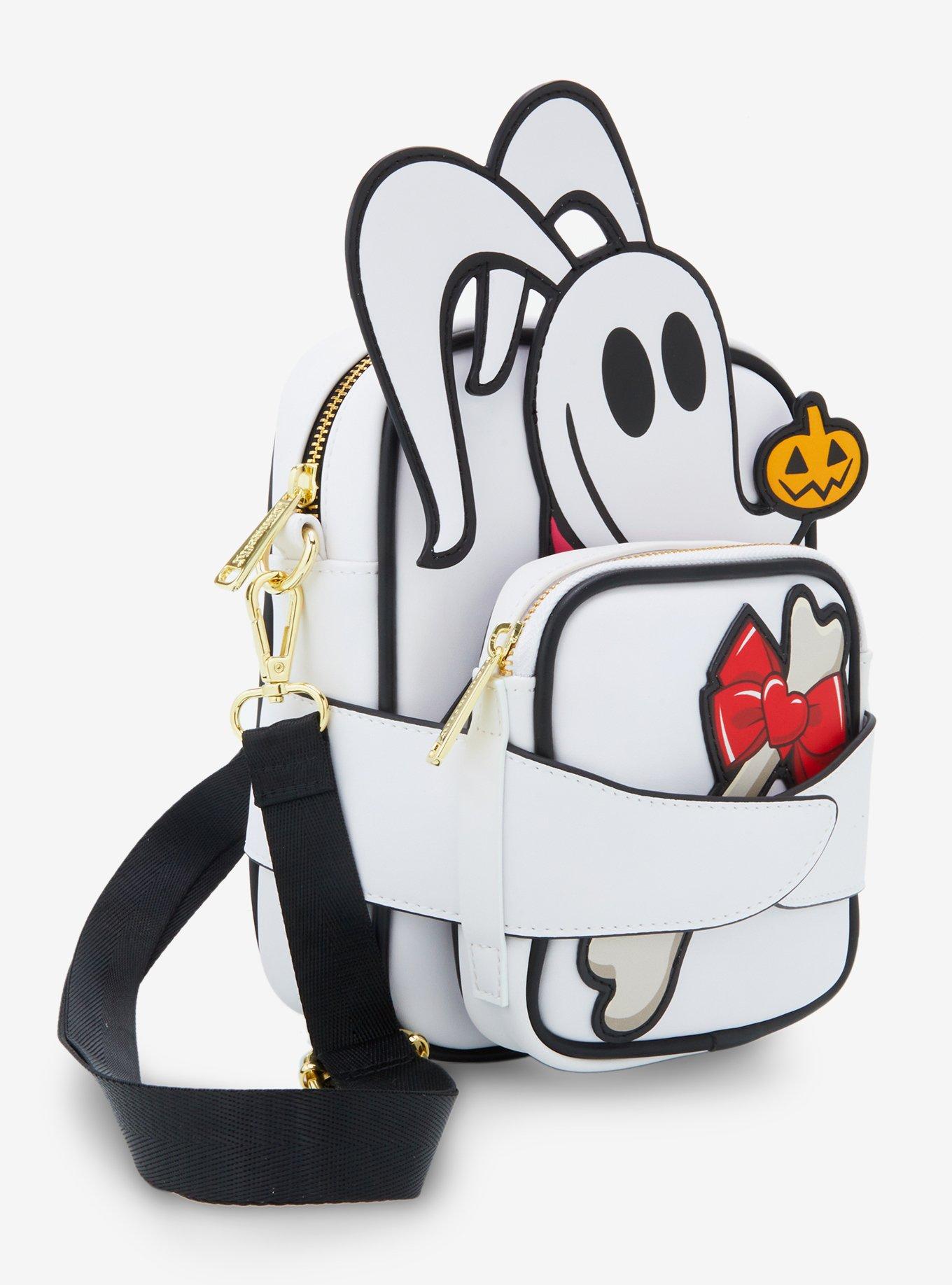 Loungefly Disney The Nightmare Before Christmas Zero Figural Crossbody Bag, , alternate