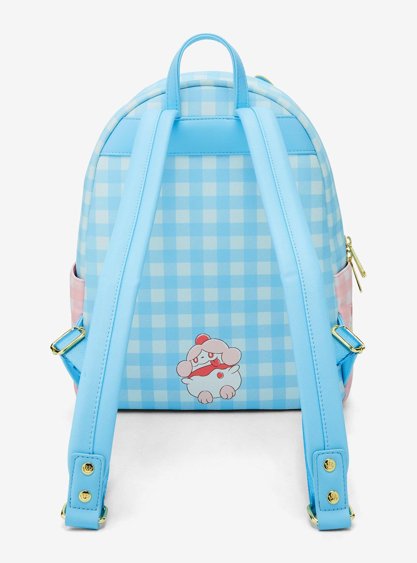 Loungefly Pokémon Cafe Checkered Print Mini Backpack, , alternate