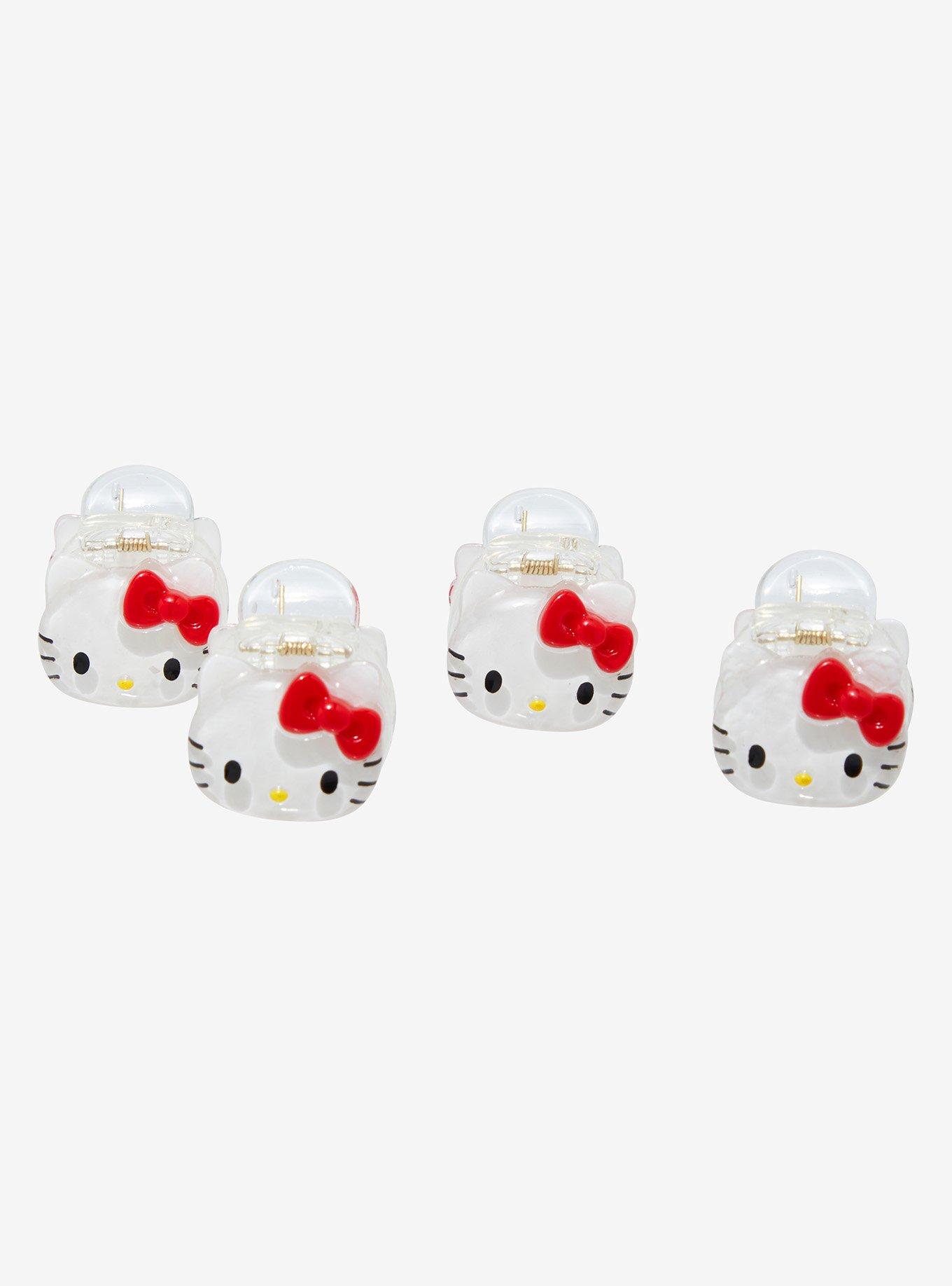 Sanrio Hello Kitty Hair Clip Set — BoxLunch Exclusive, , hi-res