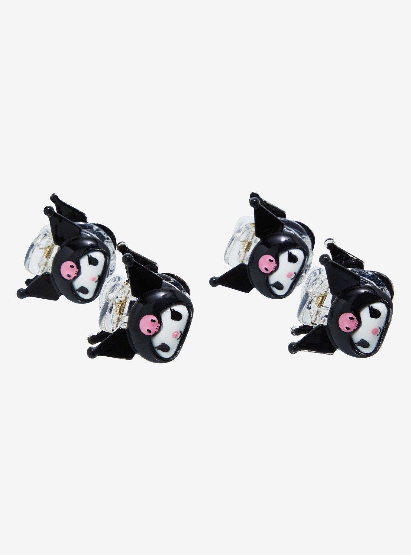 Sanrio Kuromi Hair Clip Set — BoxLunch Exclusive, , alternate