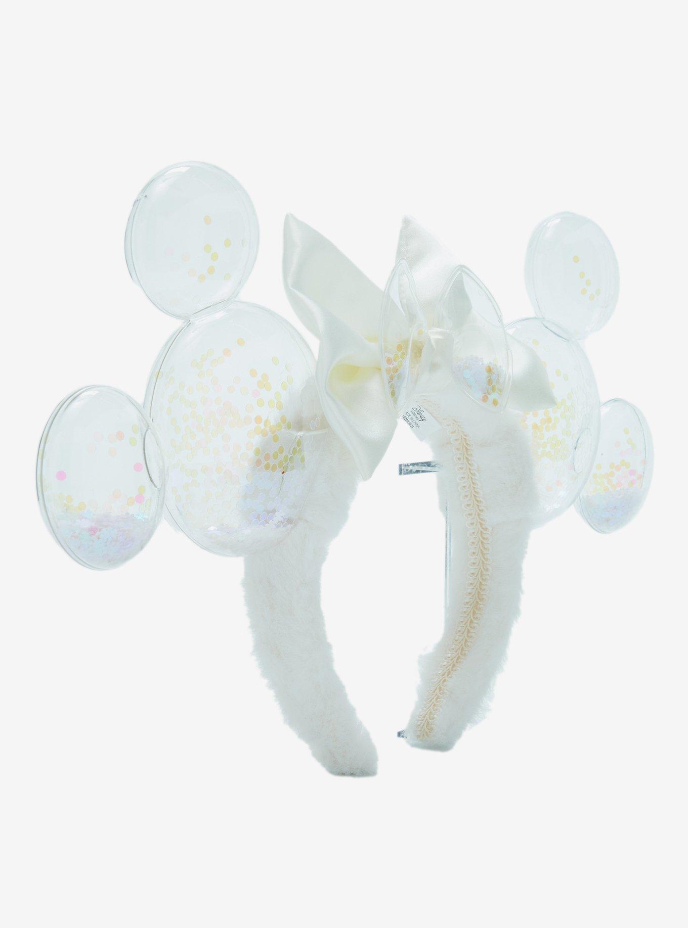 Disney Minnie Mouse Snow Globe Ears Headband, , alternate