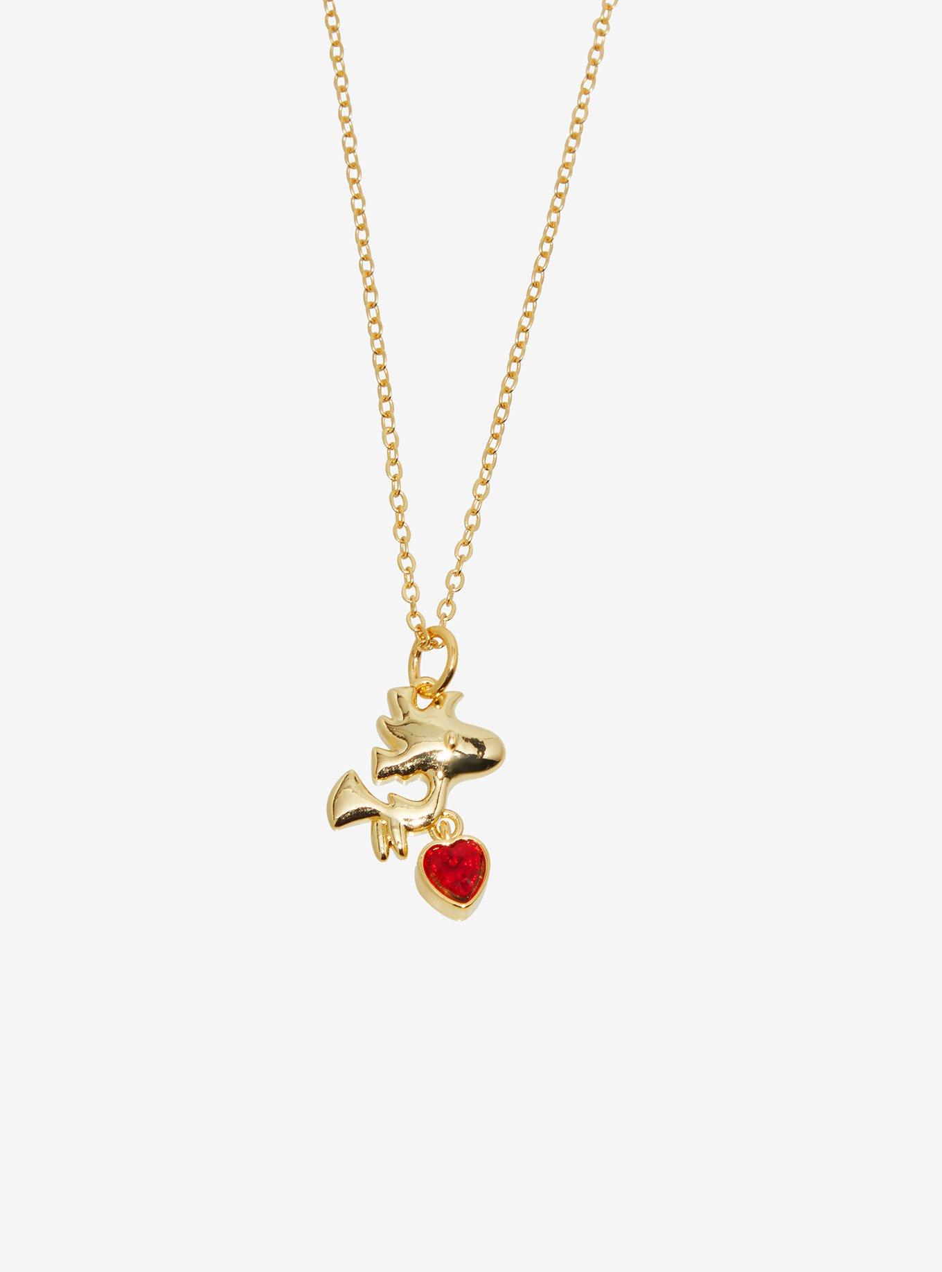 Peanuts Snoopy & Woodstock Bestie Necklace Set - BoxLunch Exclusive, , alternate