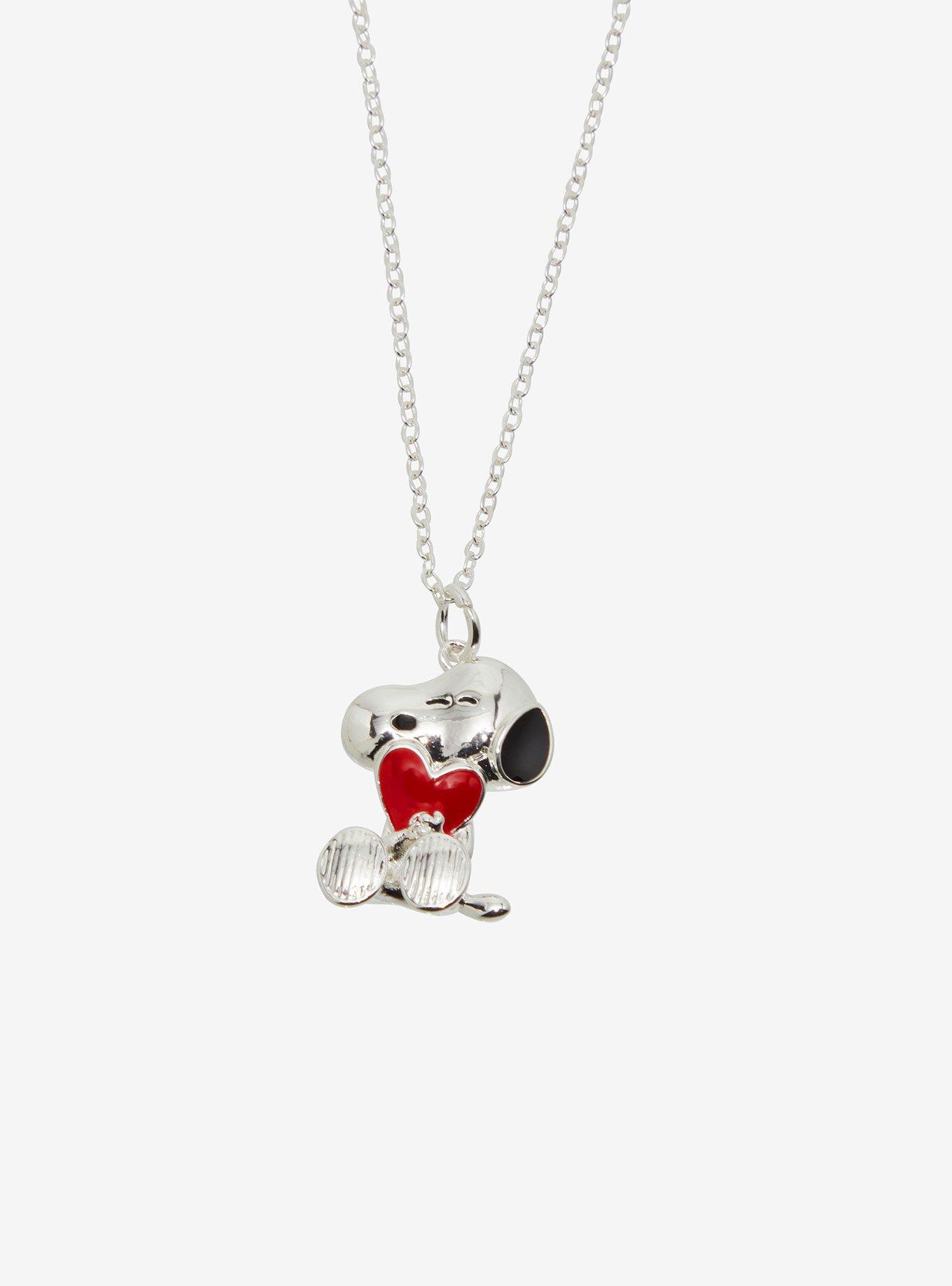 Peanuts Snoopy & Woodstock Bestie Necklace Set - BoxLunch Exclusive, , alternate