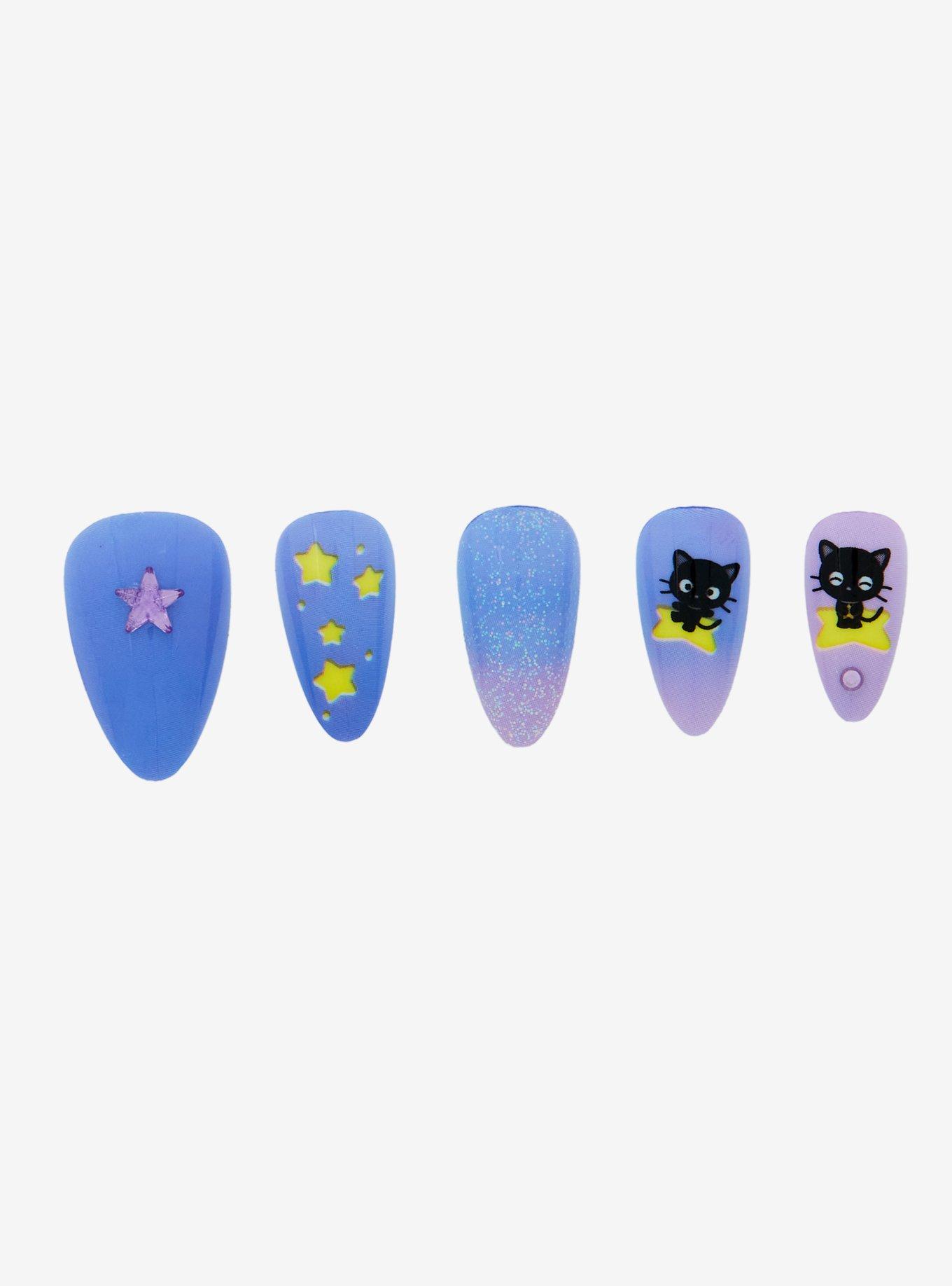 Chococat Starry Press-On Nails, , alternate