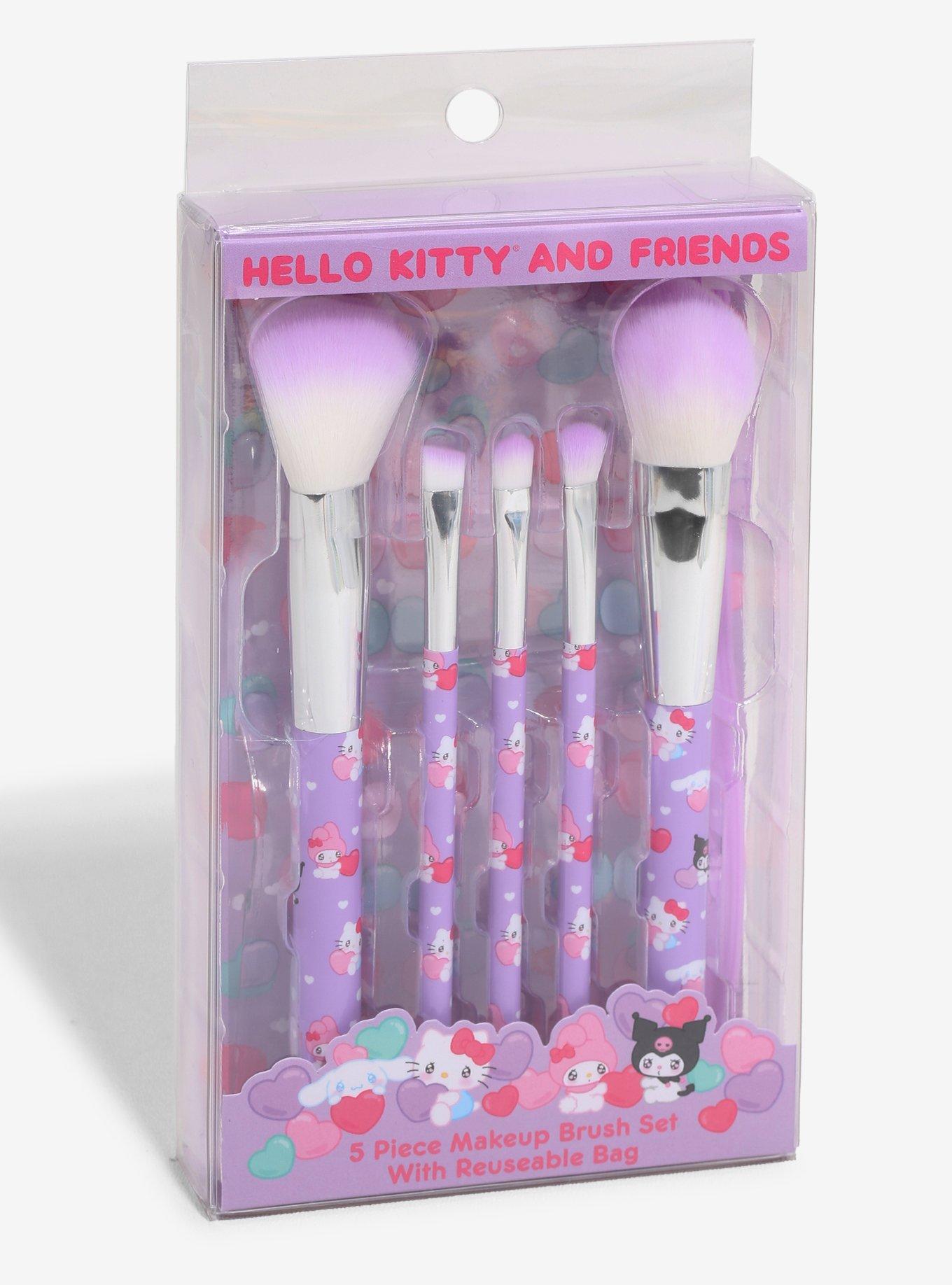 Hello Kitty And Friends Pastel Hearts Makeup Brush Set, , alternate