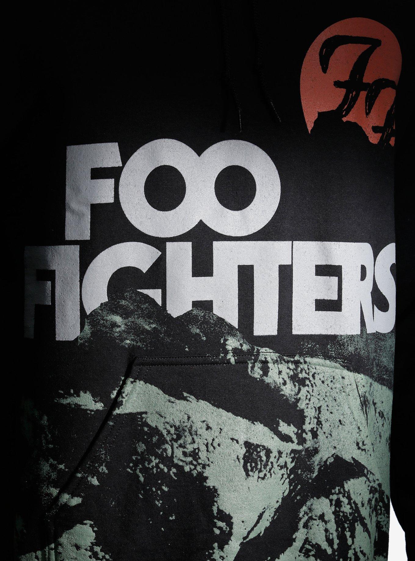 Foo Fighters Jumbo Graphic Hoodie, BLACK, alternate