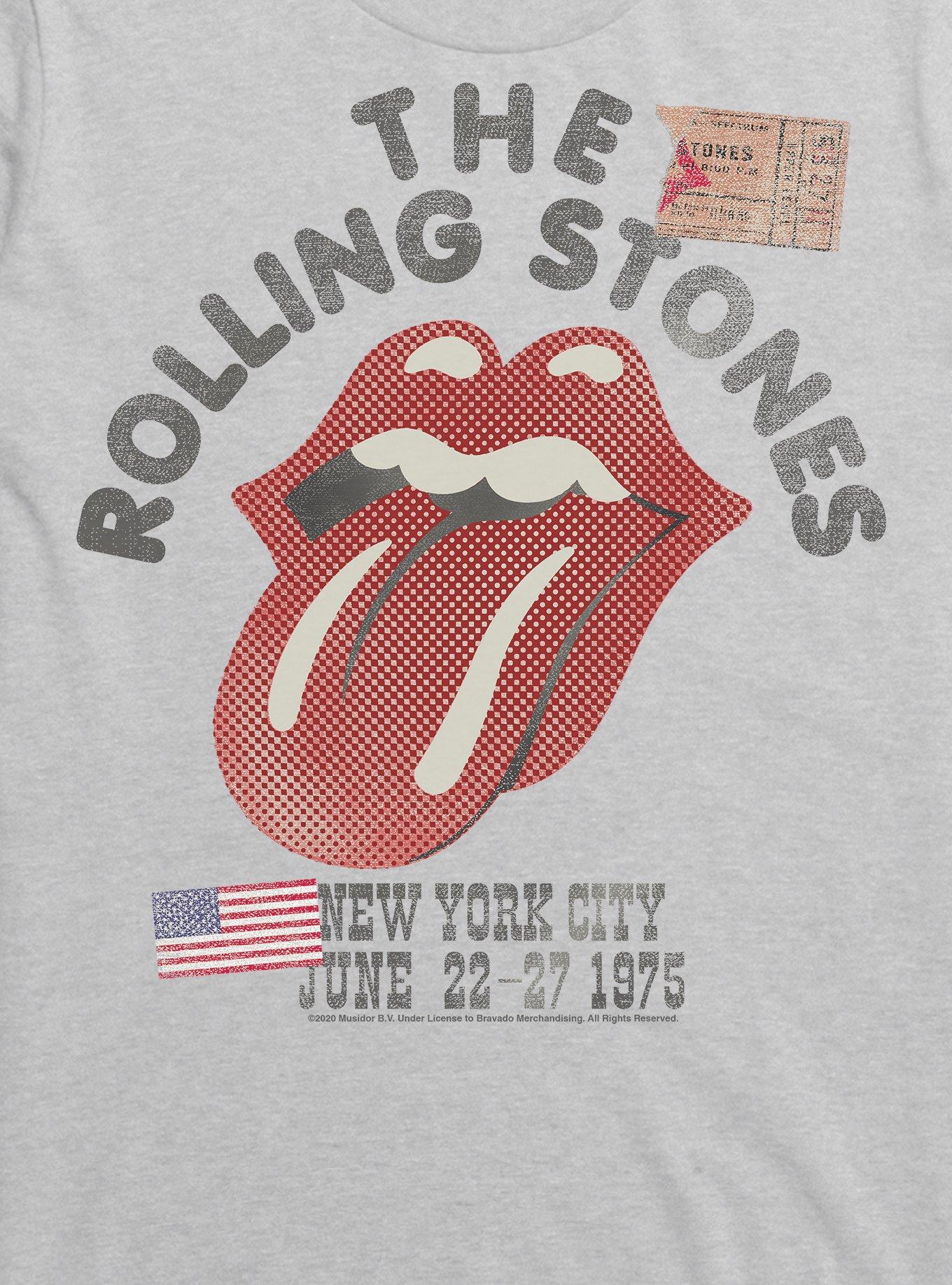 Rolling Stones NYC 1975 T-Shirt, HEATHER GREY, alternate
